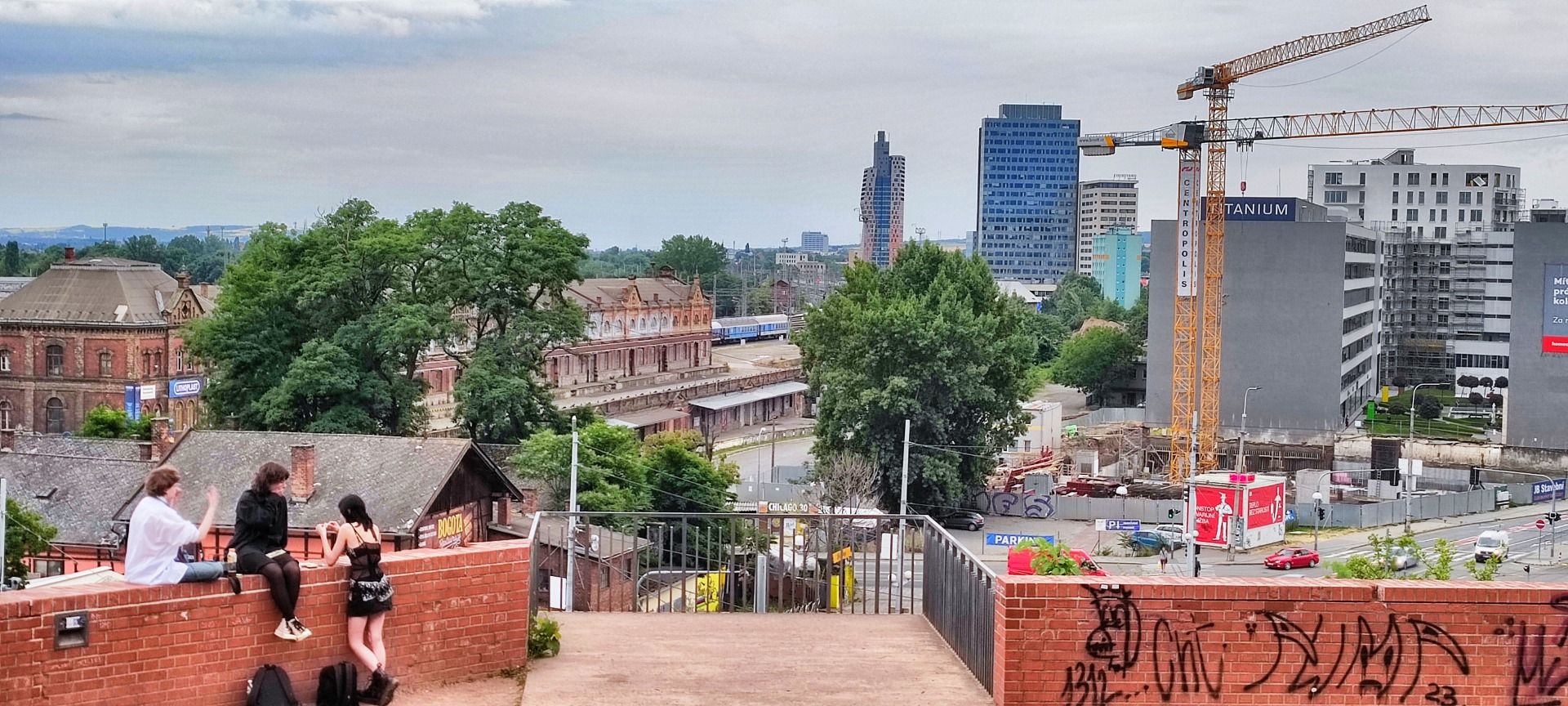 The view to the city