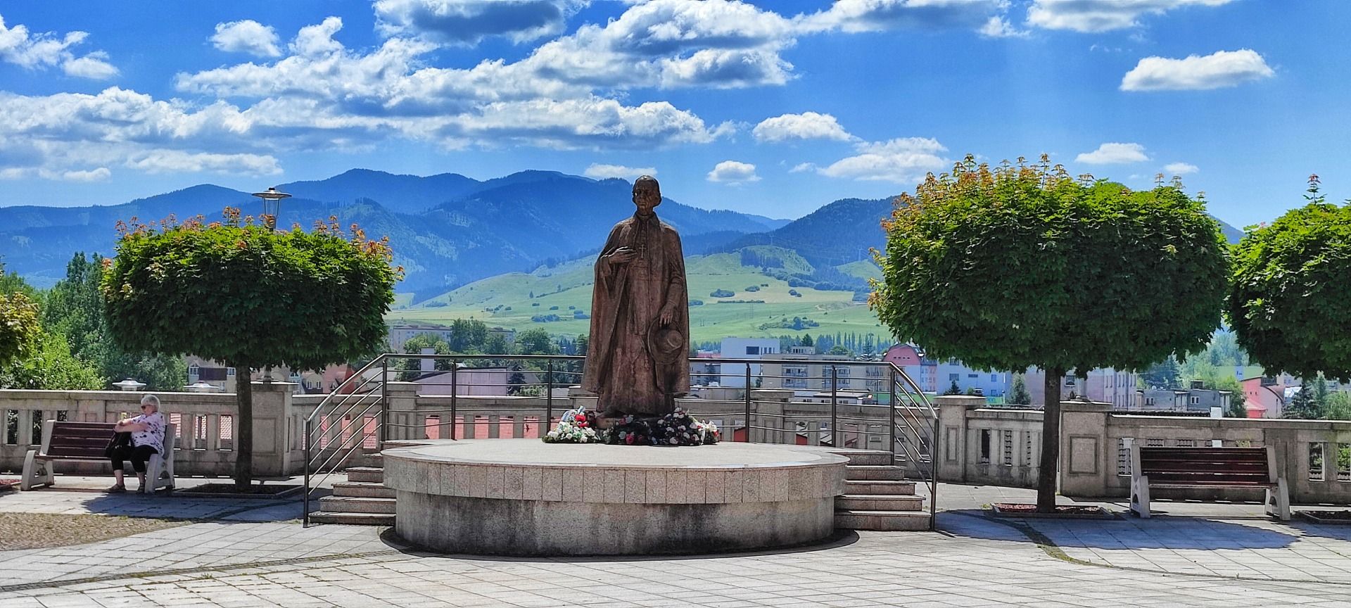 Andrej Hlinka and the blue mountains are must-sees in Ružomberok