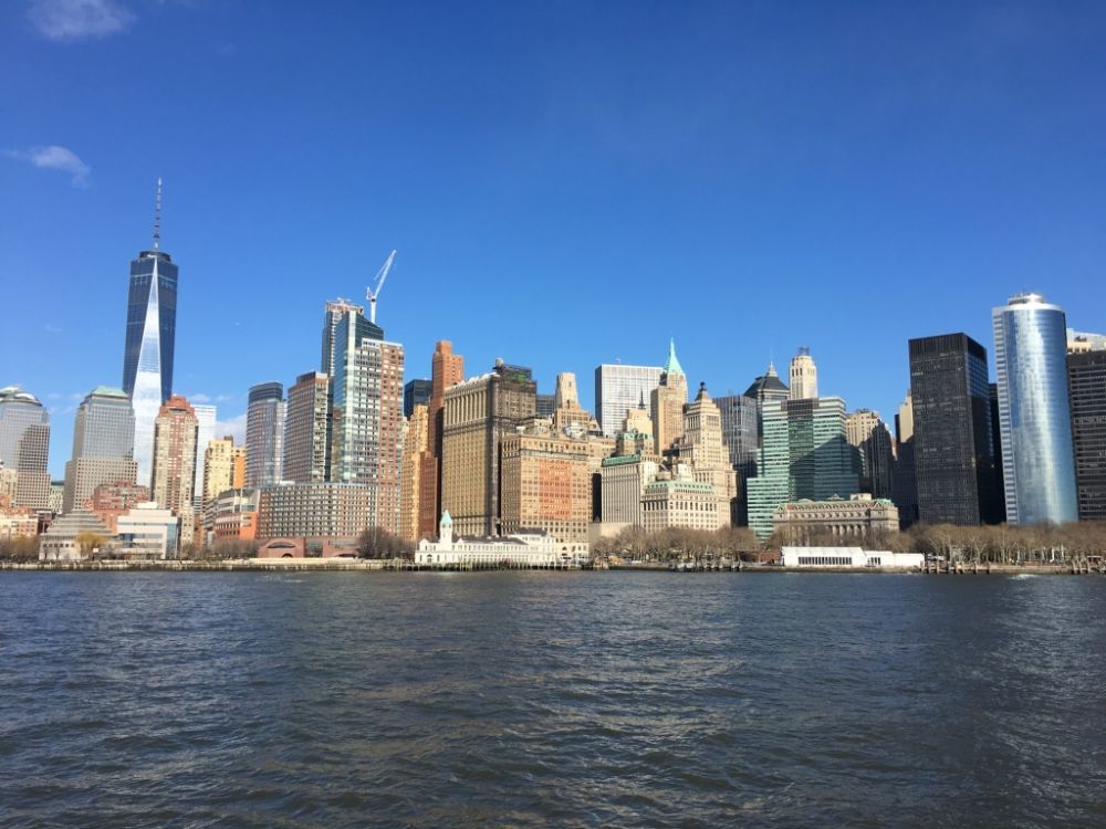 USA, New York, Manhattan. Boat trip along the island.