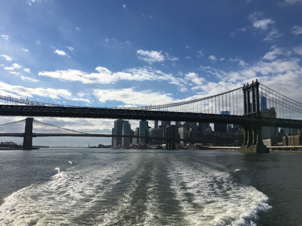 USA, New York, Manhattan. Boat trip along the island.