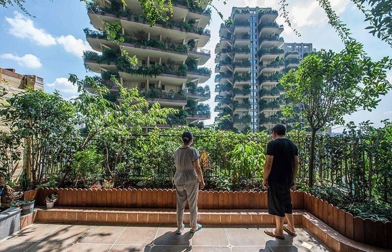 Qiyi City Forest Garden in Chengdu