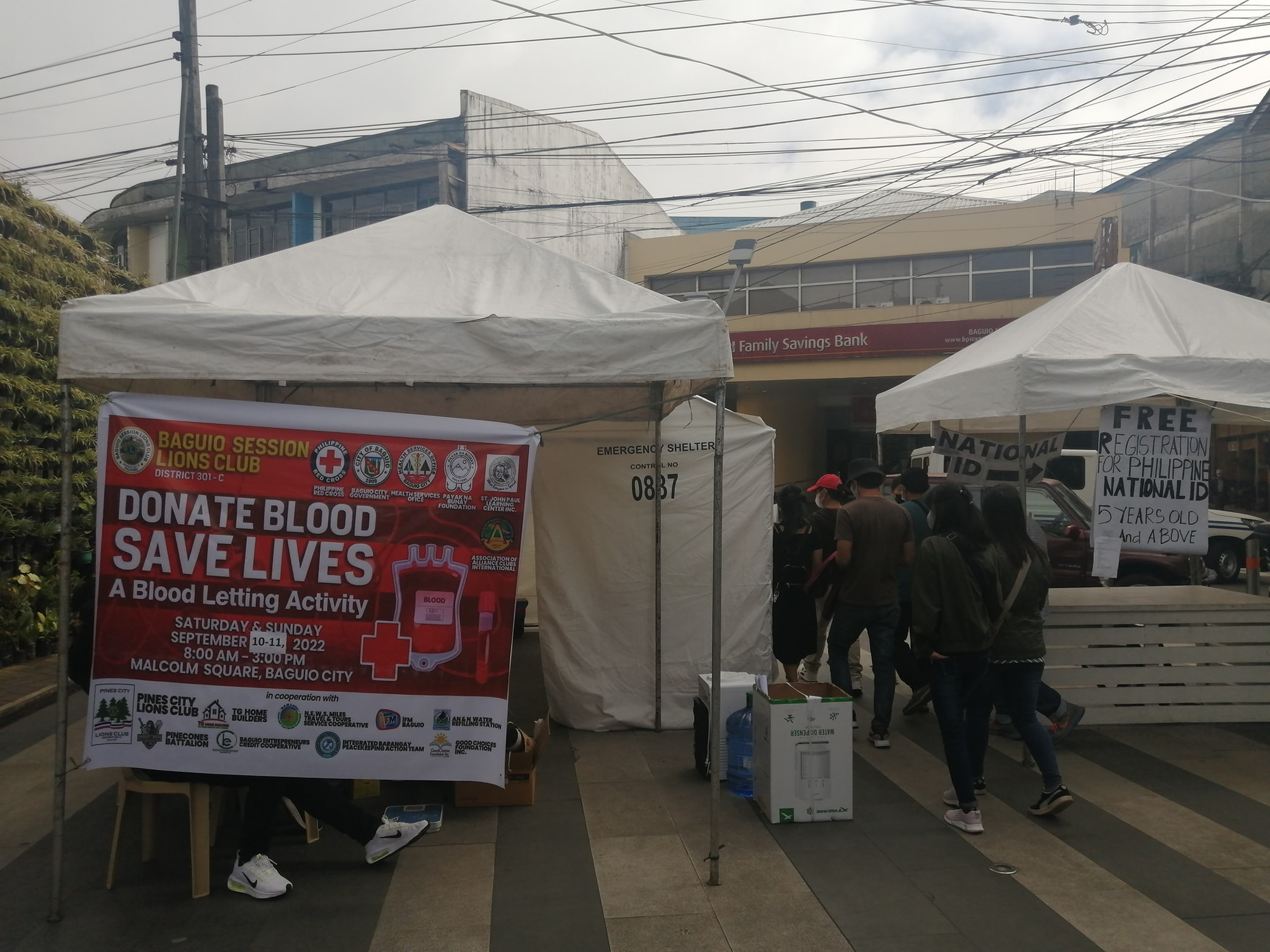 Blood letting is a regular activity here in the city.