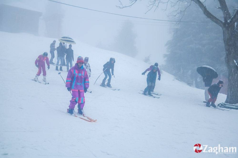 Skiing a Winter Sport