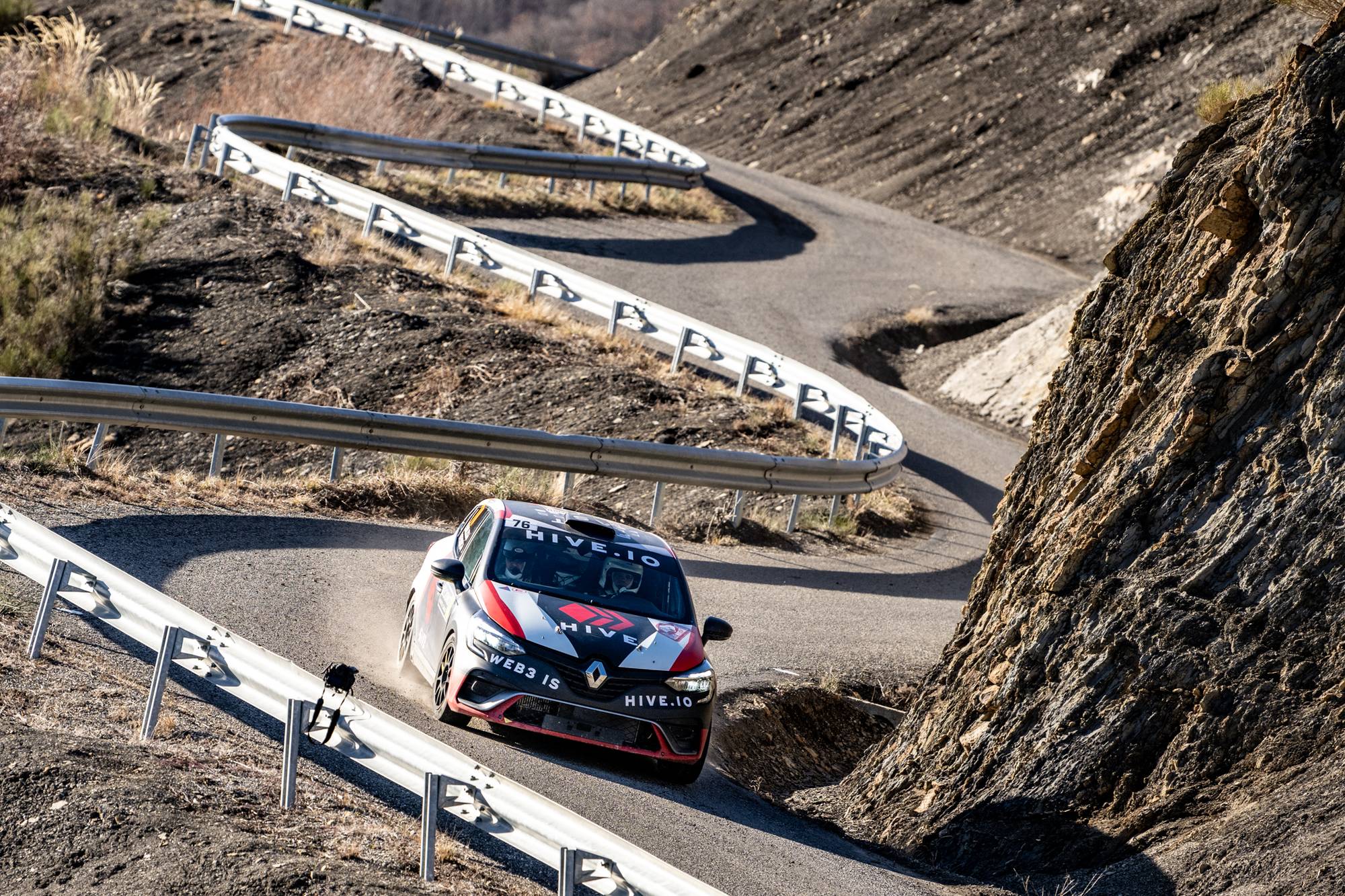 Monte Carlo Rally 2024 twisting roads