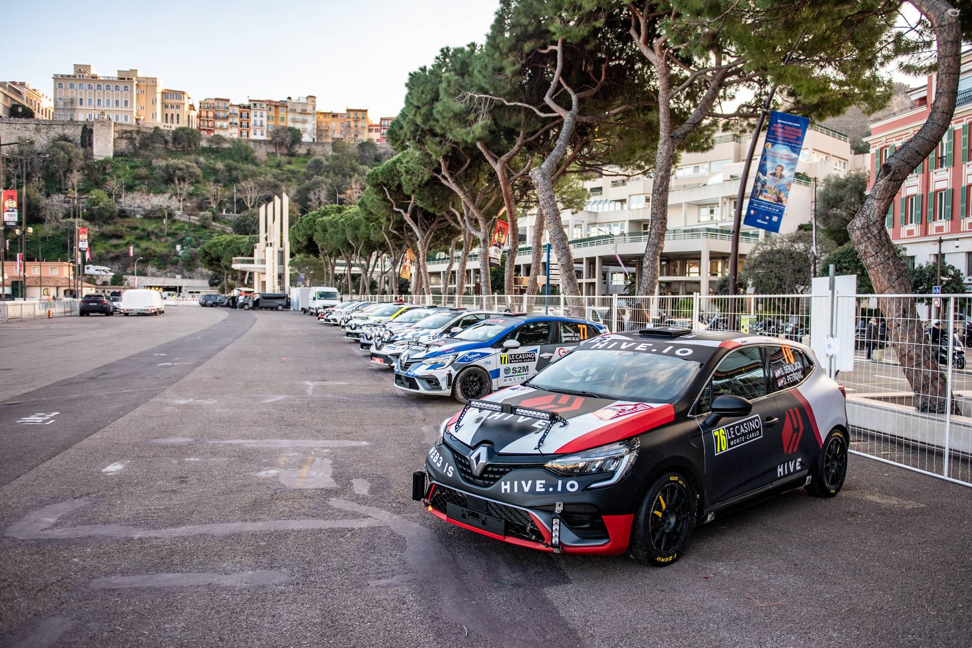 Looking good even when parked. Hive rally car at WRC Rallye Monte Carlo 2024
