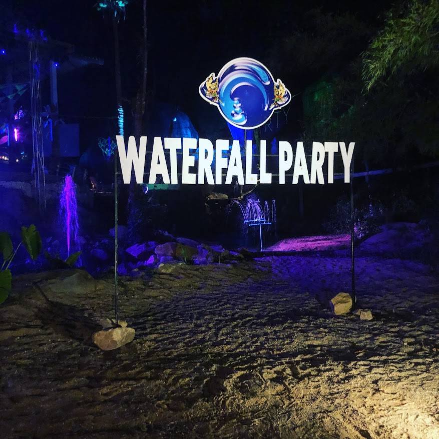 Waterfall Party in Koh Phangan Thailand
