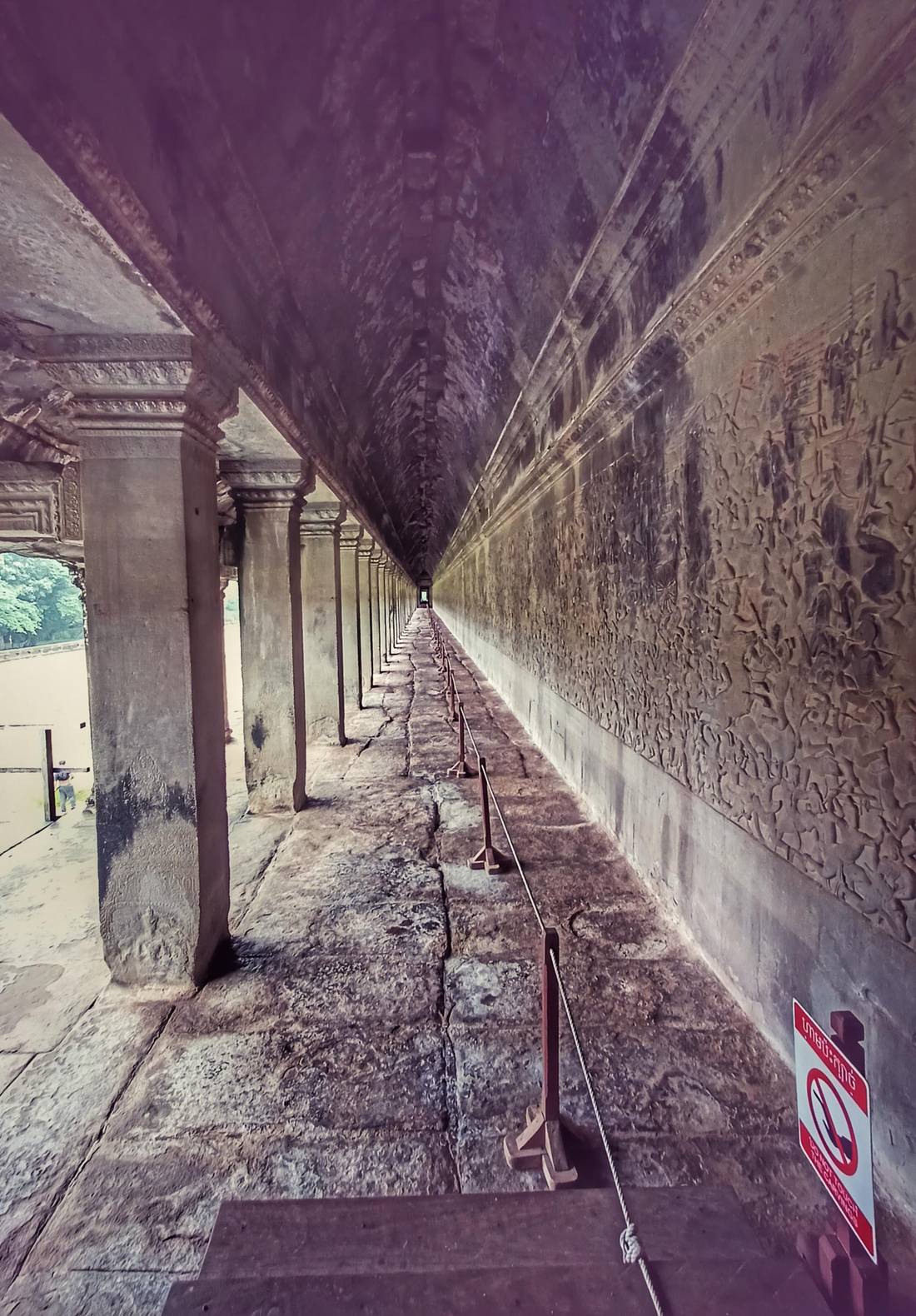 Not a tourist in sight at Angkor Wat