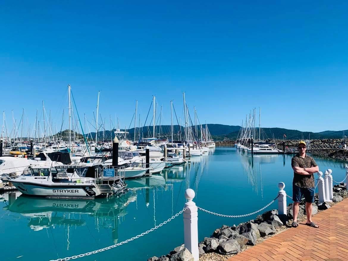 Coral Sea Marina. This is where many of the boats are docked, and also where many of the adventure activities depart from.