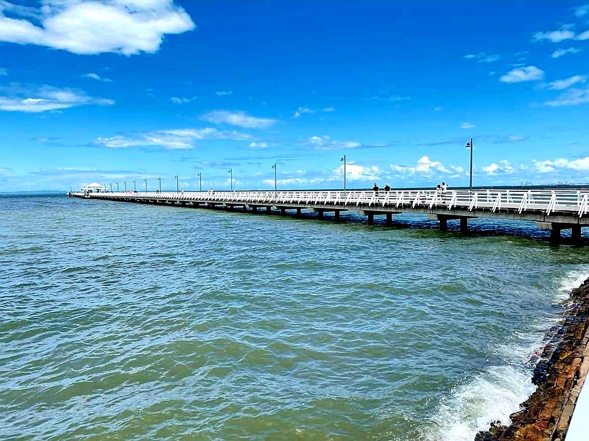 And there she is, The Shorncliffe Pier.