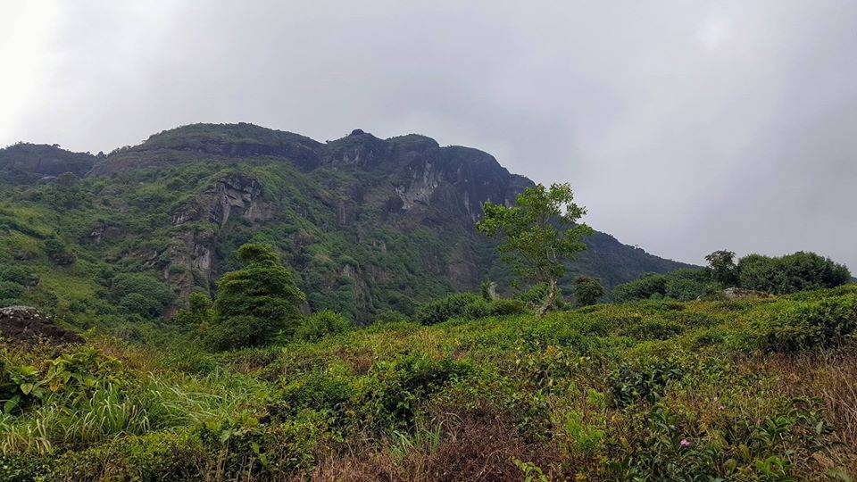 Find the second highest mountain in the Dolosabage's Range, Mount Kinihira in Sri Lanka.