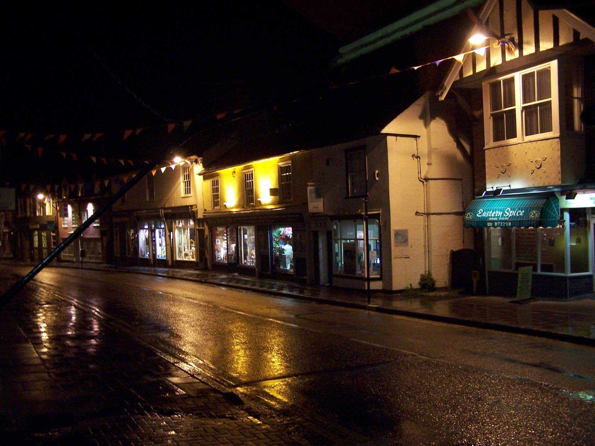 The High Street - Night Time