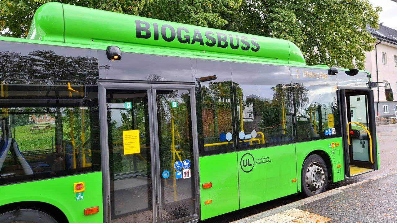 Biogassbuss! Yes! Sweden is very serious about being sustainable.♻♻♻