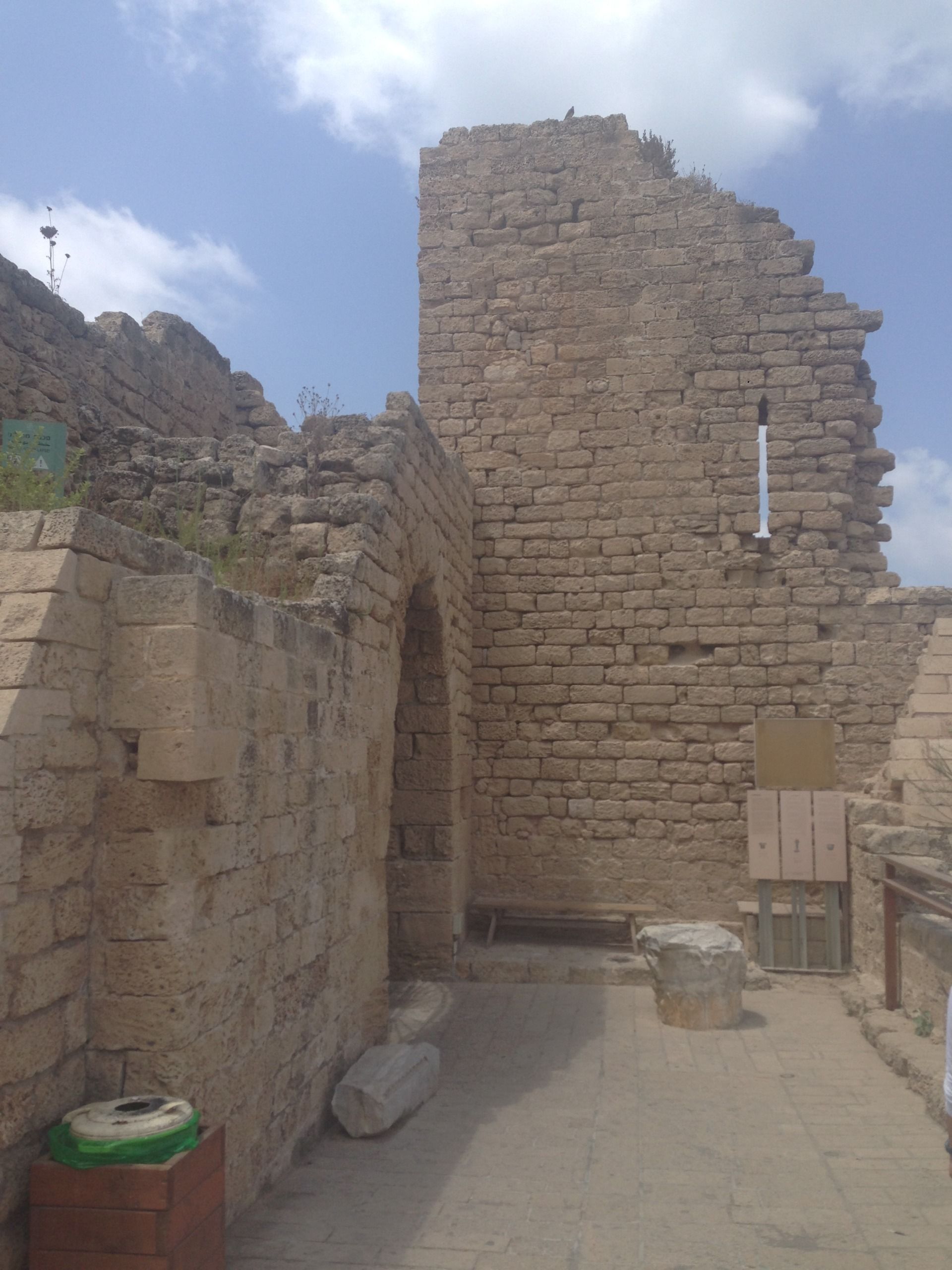 Caesarea was a fishing village for a long time ago and also it was used as a fortress.