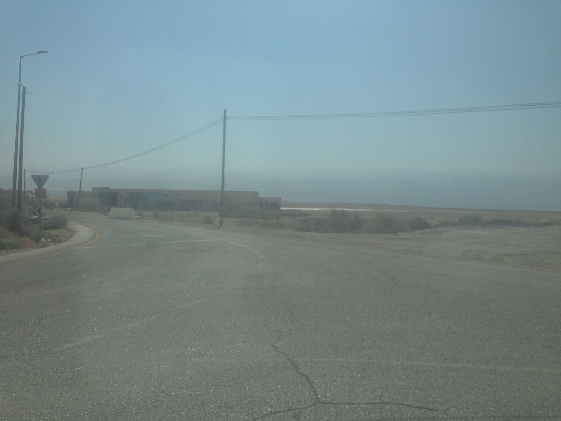 Yay! At last! We see the Dead Sea!