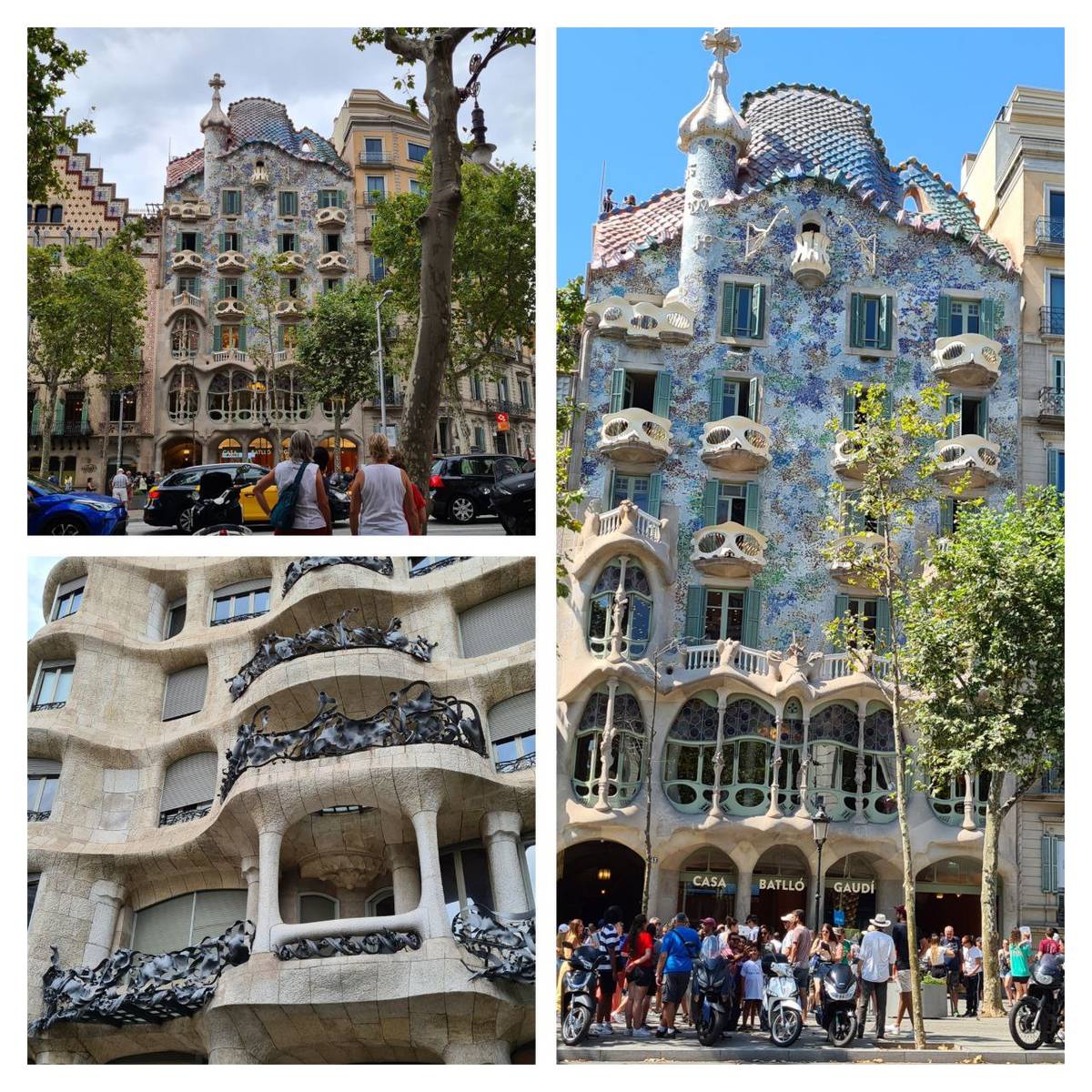 Barcelona, Spain is full of modern houses which were designed by Antonio Gaudi 😀👏🎶