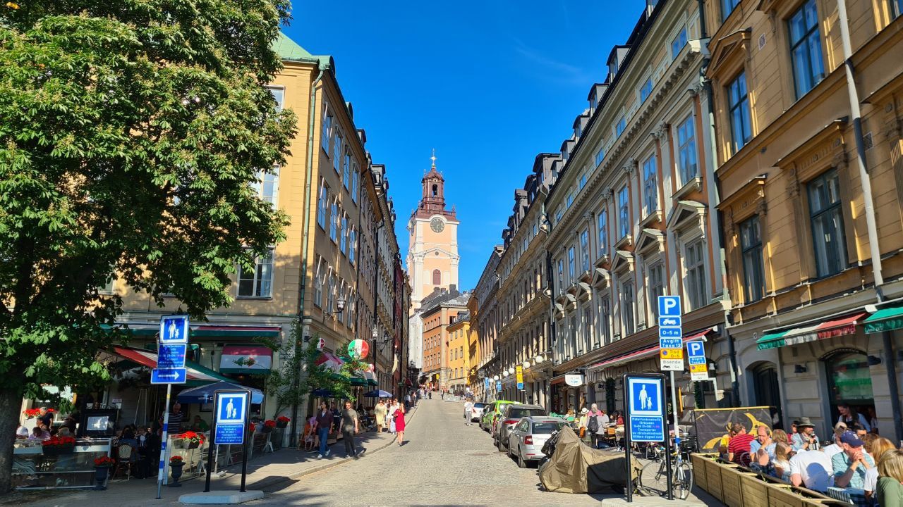 Gamla stan, the old town in Stockholm, Sweden