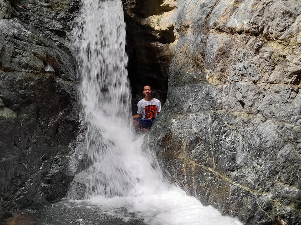 Hubby and the waterfalls