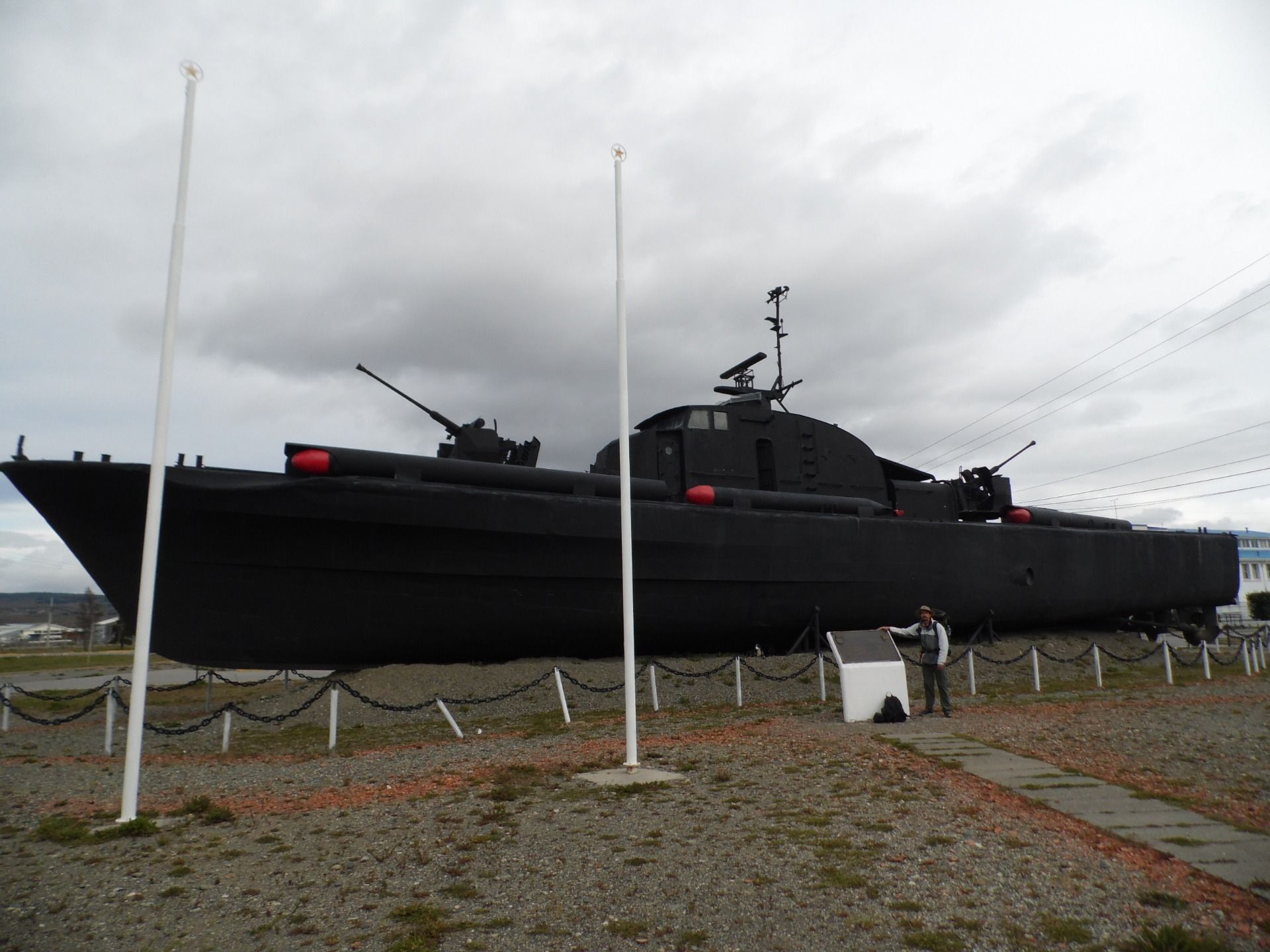 The only photo in Punta Arenas - because big ole black boat!