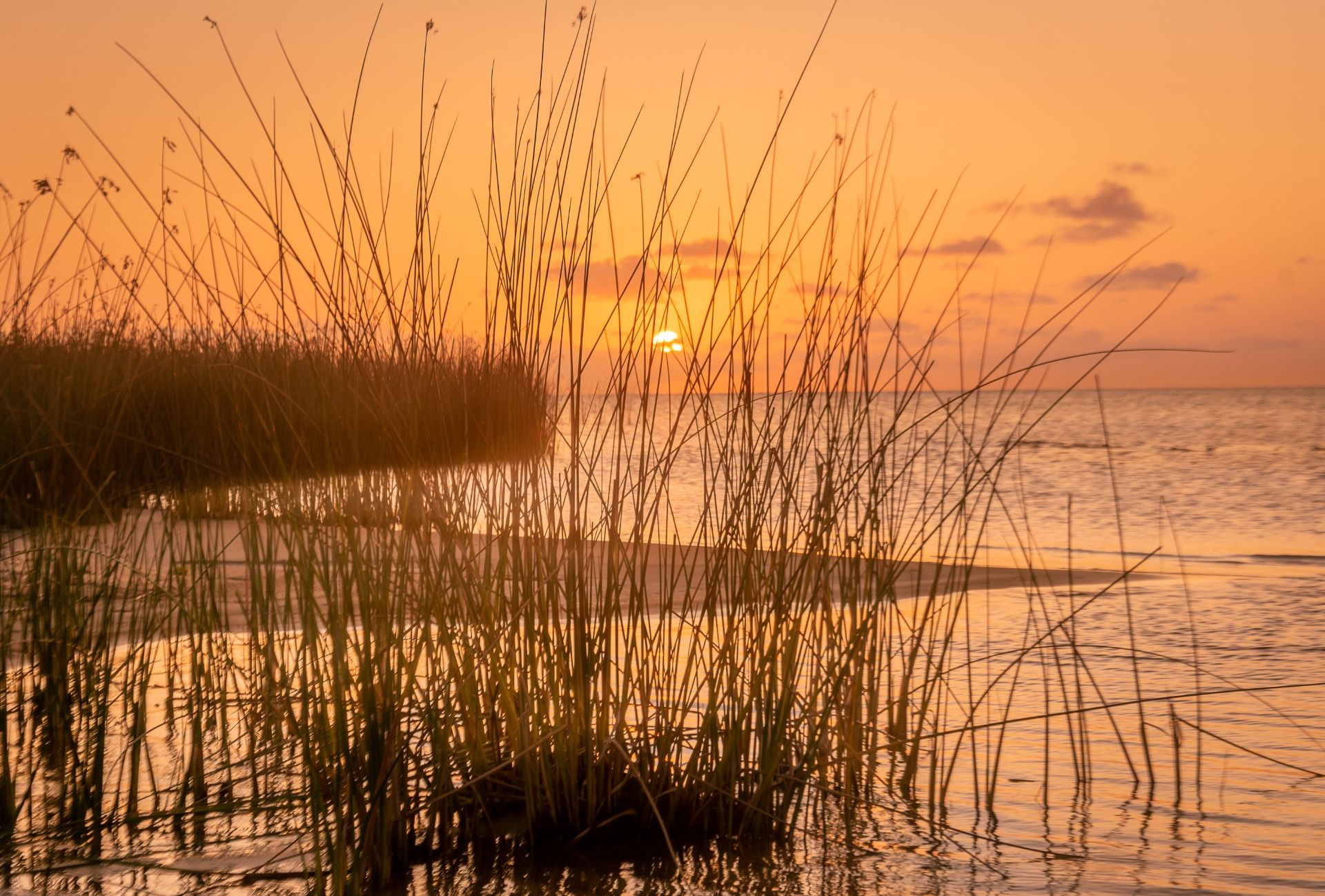 Sunset in Lagoa dos Patos