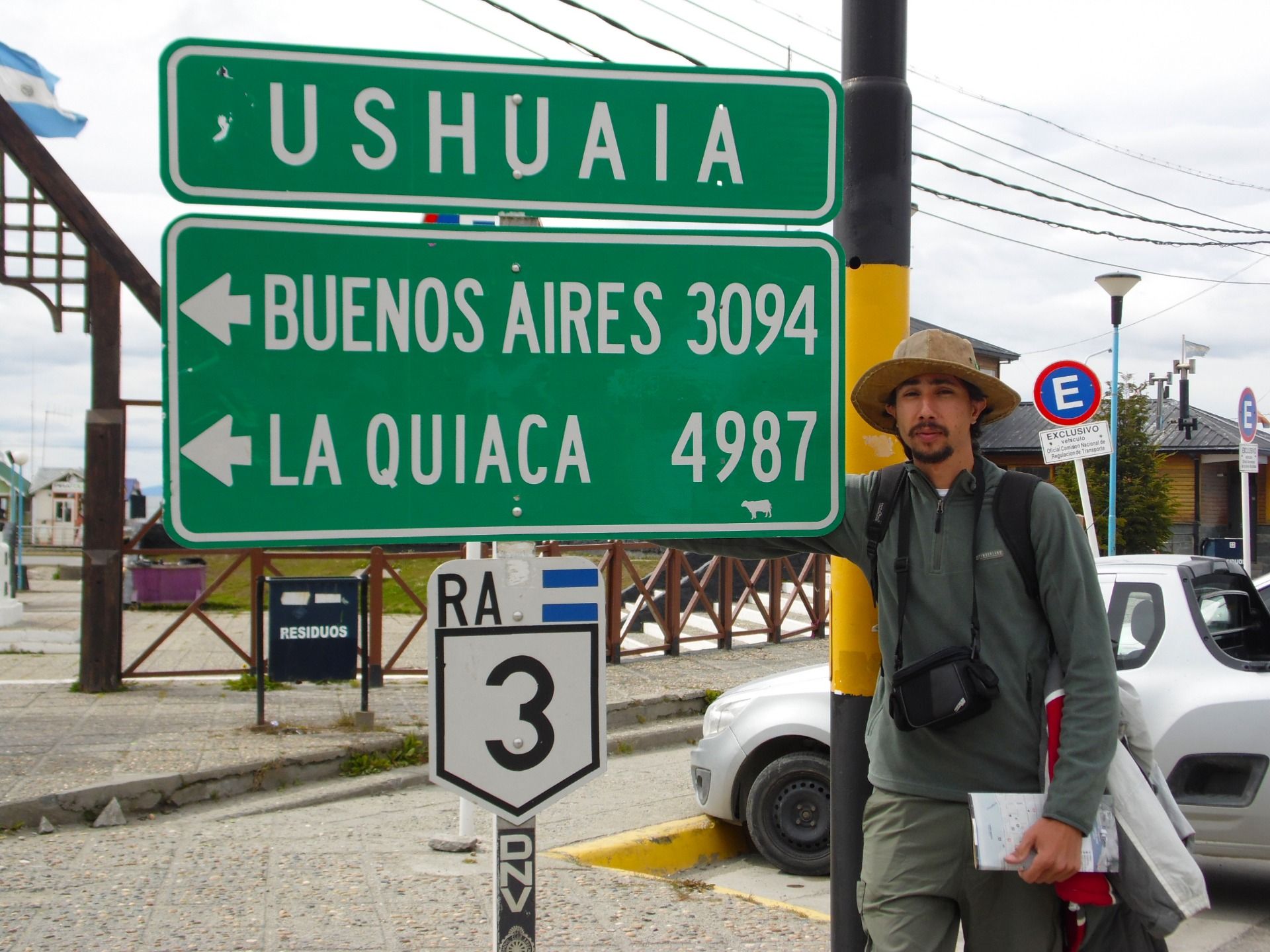 Looking destroyed after reaching Ushuaia
