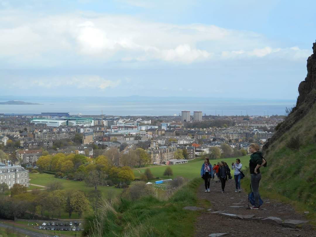 North Sea visible from this little height