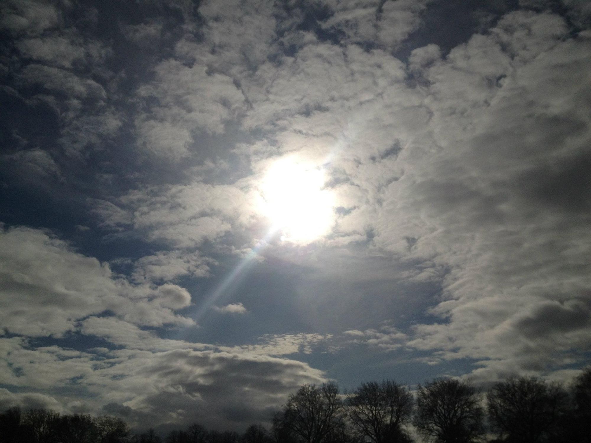 The Sun is still shining in the afternoon!