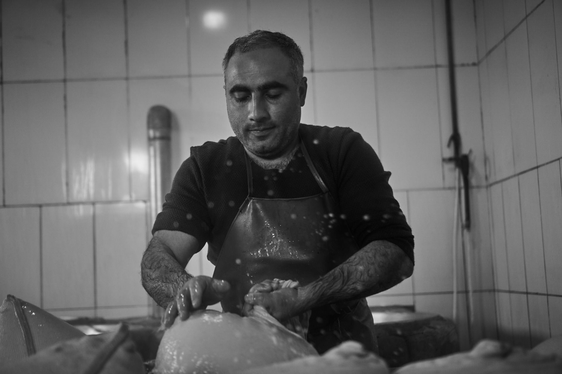 Photographing a Village Cheese Factory in Georgia
