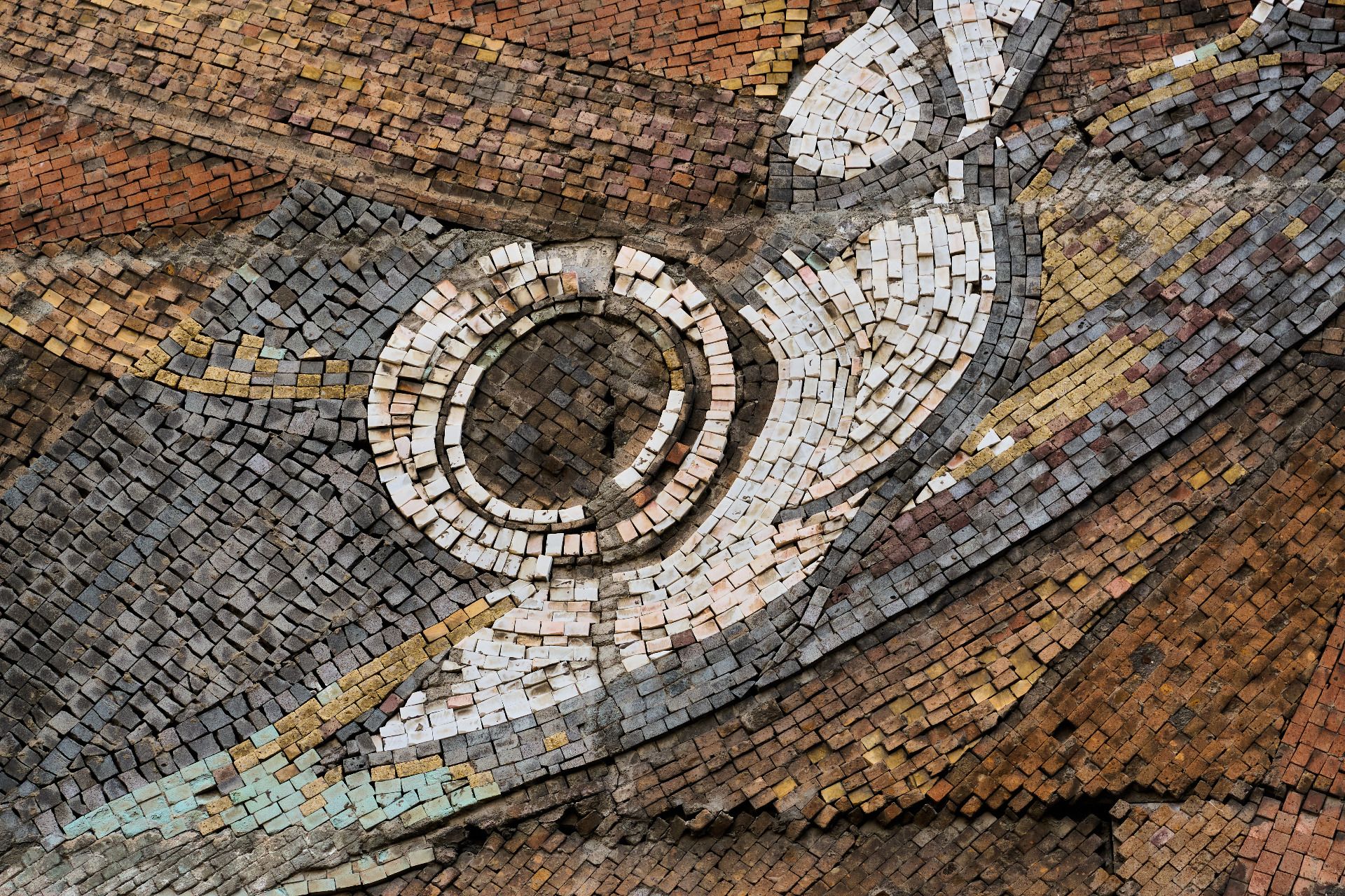 Yerevan's Trolleybus Station Cosmonaut Mosaic - TravelFeed