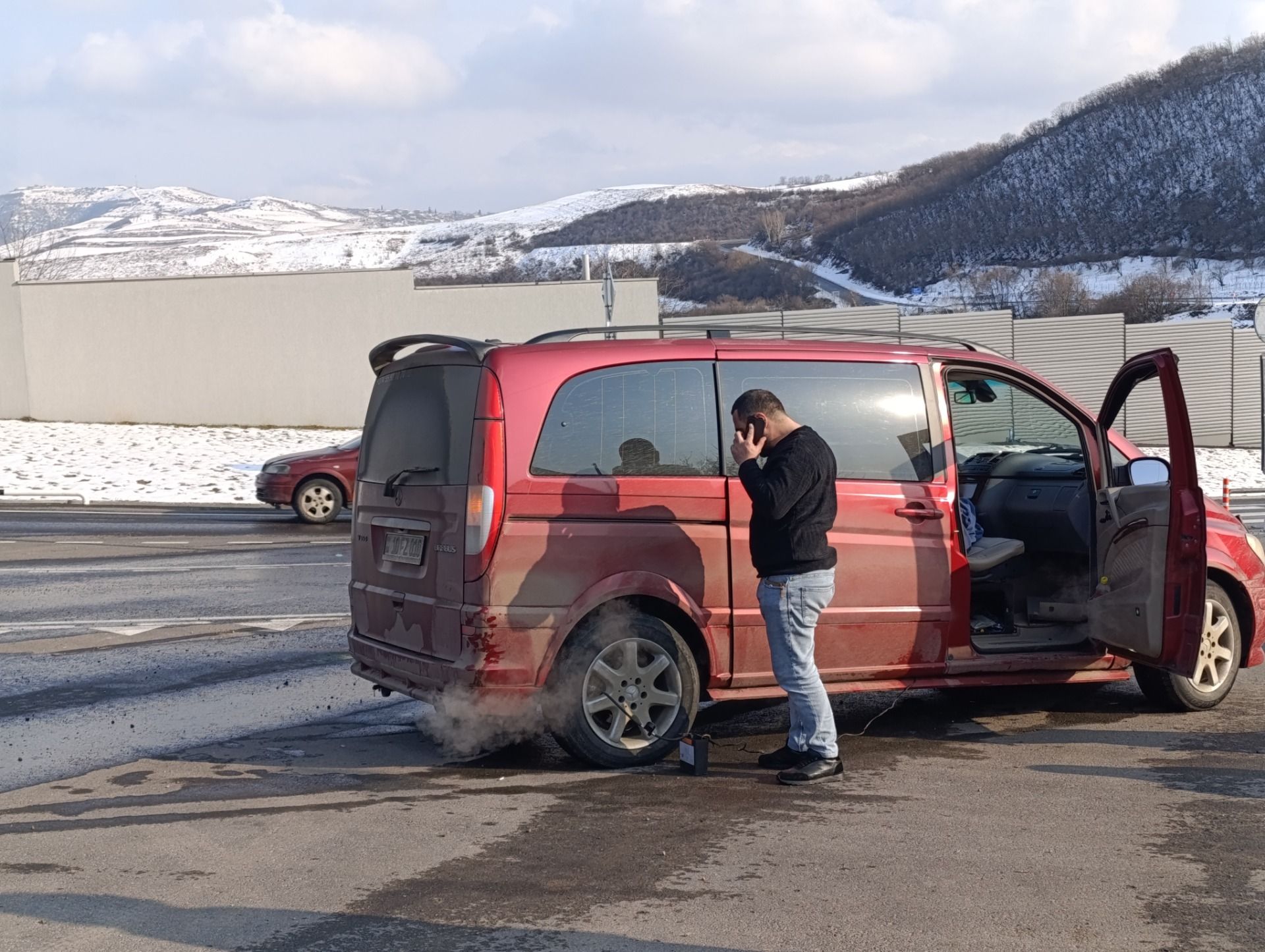 Stranded in the mountains of Armenia