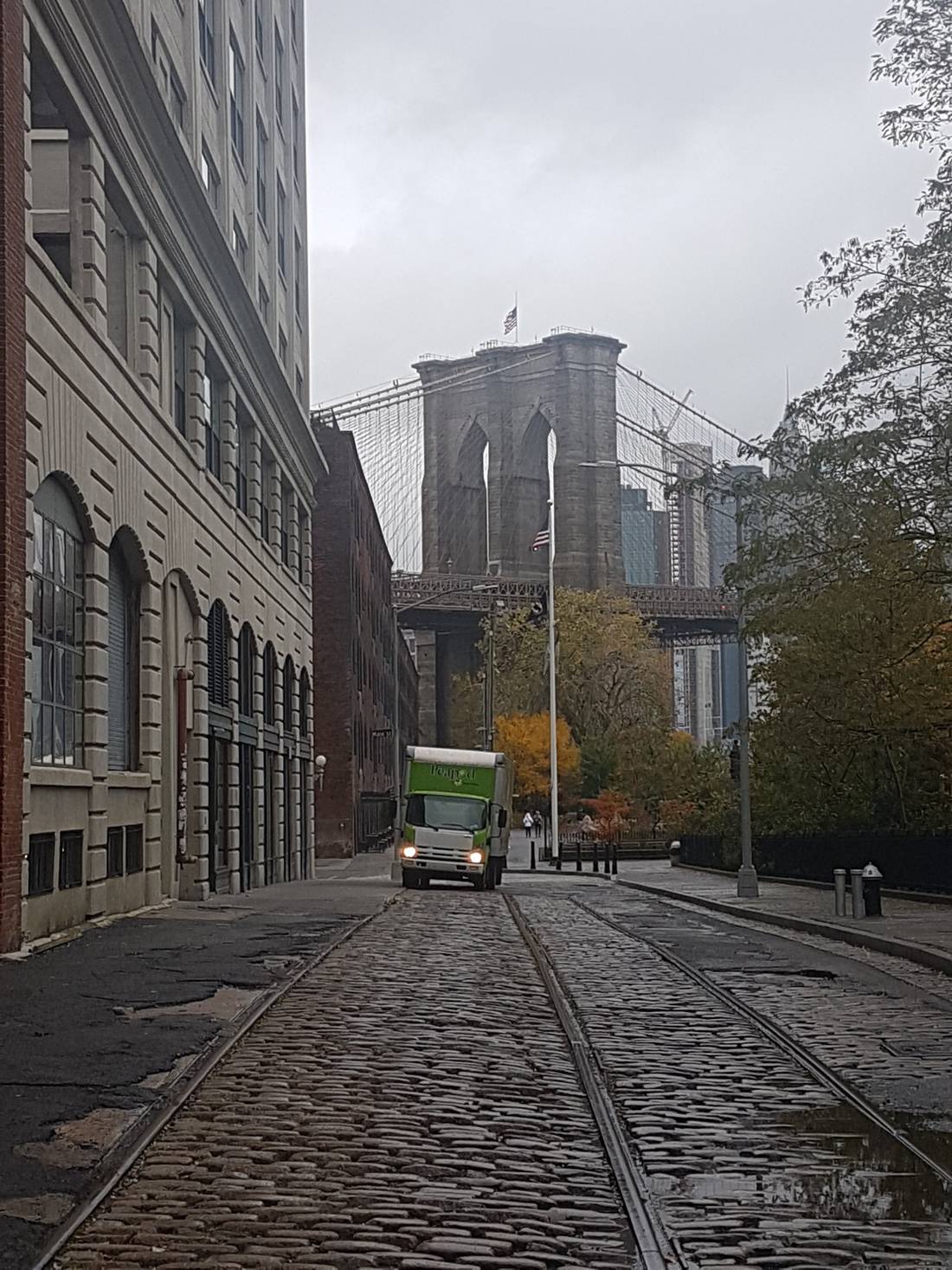 I would have like to run over the Brooklyn Bridge as well but I was still very achy from the marathon and we still had plenty of tourist walking to do.