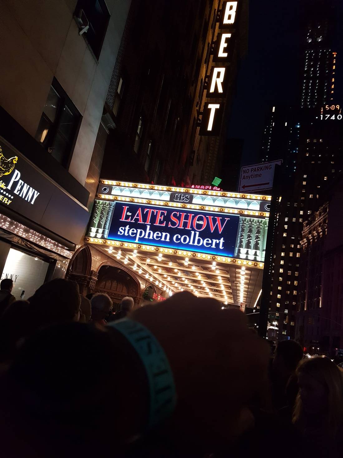 Late Show with Stephen Colbert. My first time at a Live T.V show