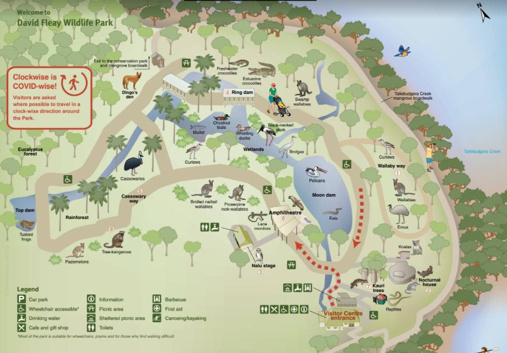 Map of the Park (pdf file from Queensland National Parks).