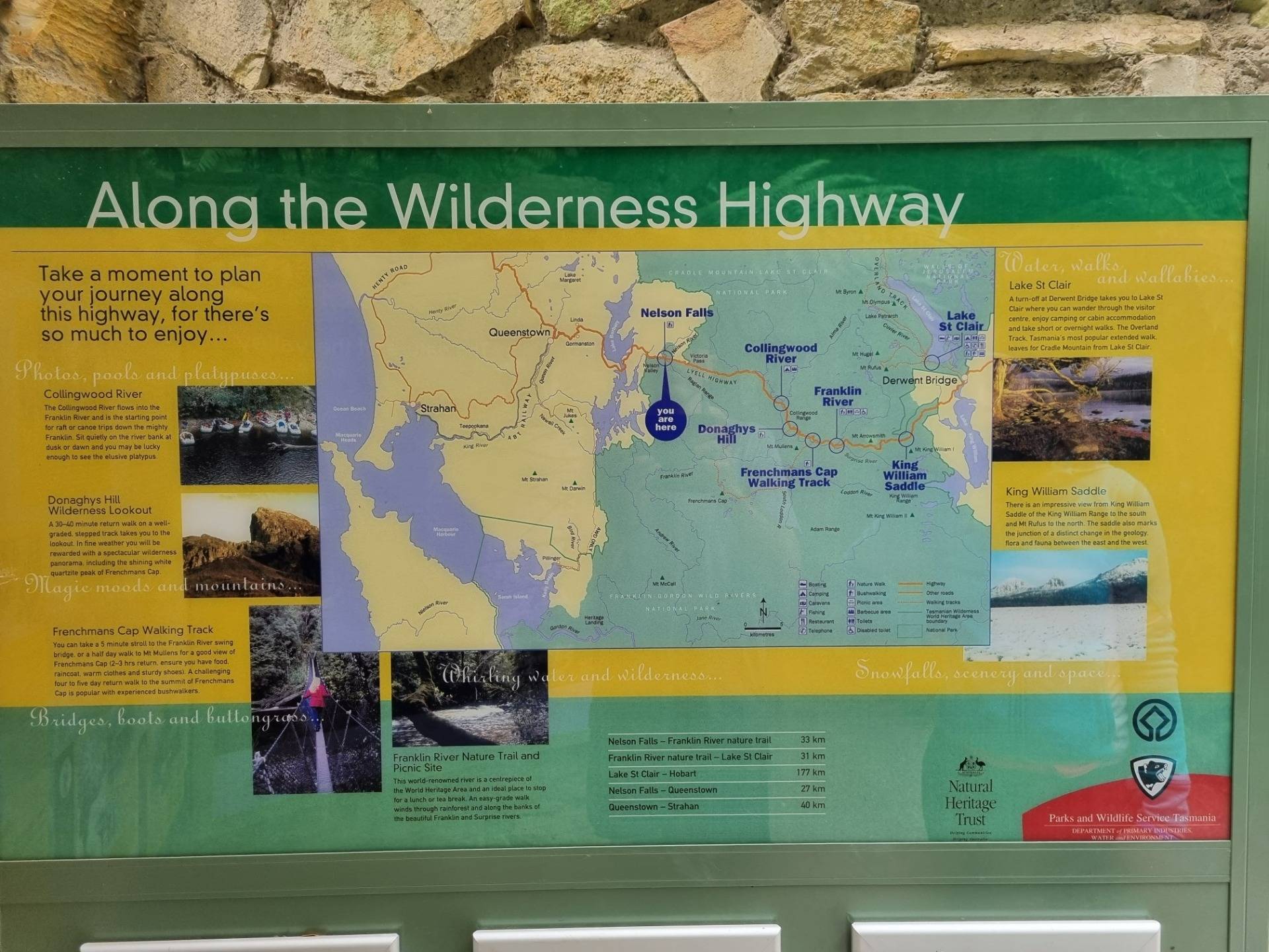 The Wilderness Highway, a few of the great short walks and adventuring off into all the nature was one the many high lights of our Tasmanian trip.