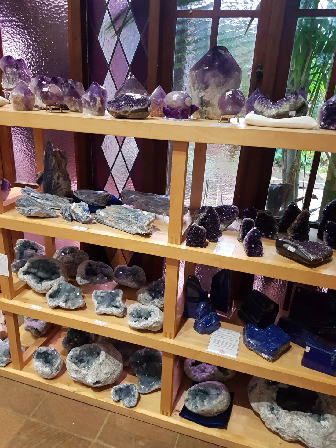 The shop was amazing and a bit overwhelming. I have a few small crystals at home but did not buy any here. Though it was tempting they were out of my price range.