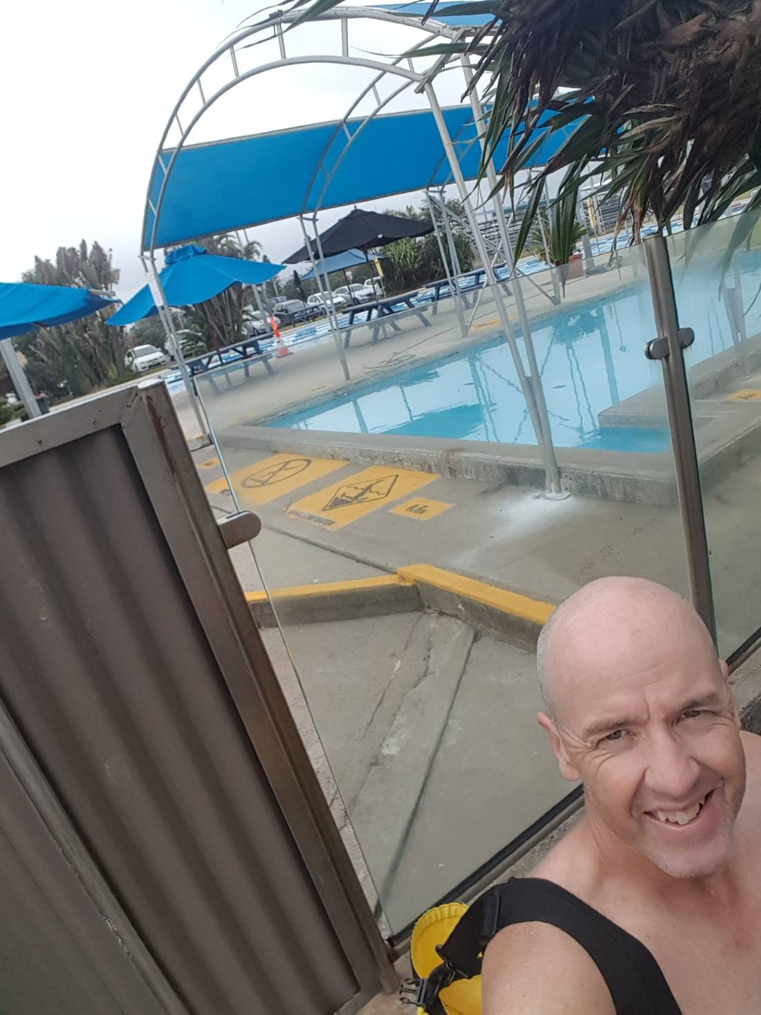 I got back just in time for beach side pool to open and I had a hour left of free car parking so I did 2 kilometers of laps in the pool.