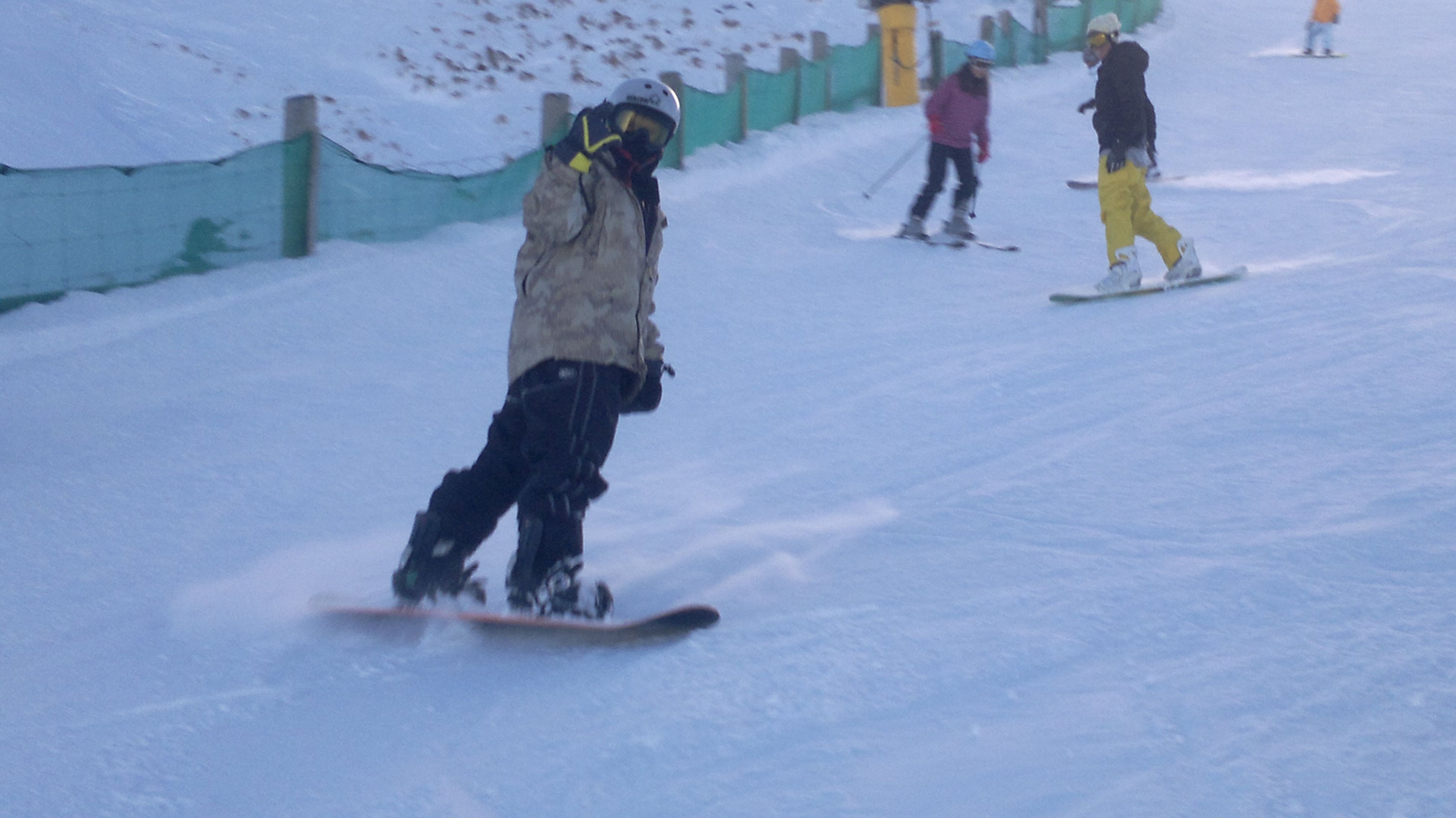 We started on the beginner slopes and it did not take that long to get the hang of it and we could move up to the top of the Coronet Peak slopes.