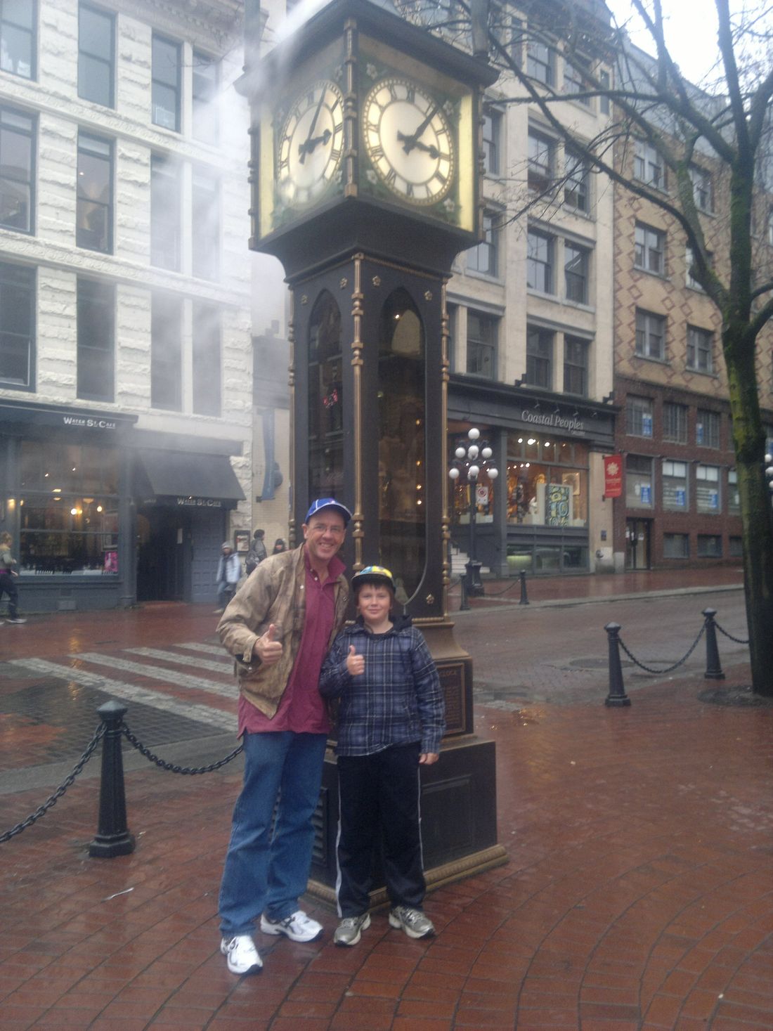 Vancouver on the way home.