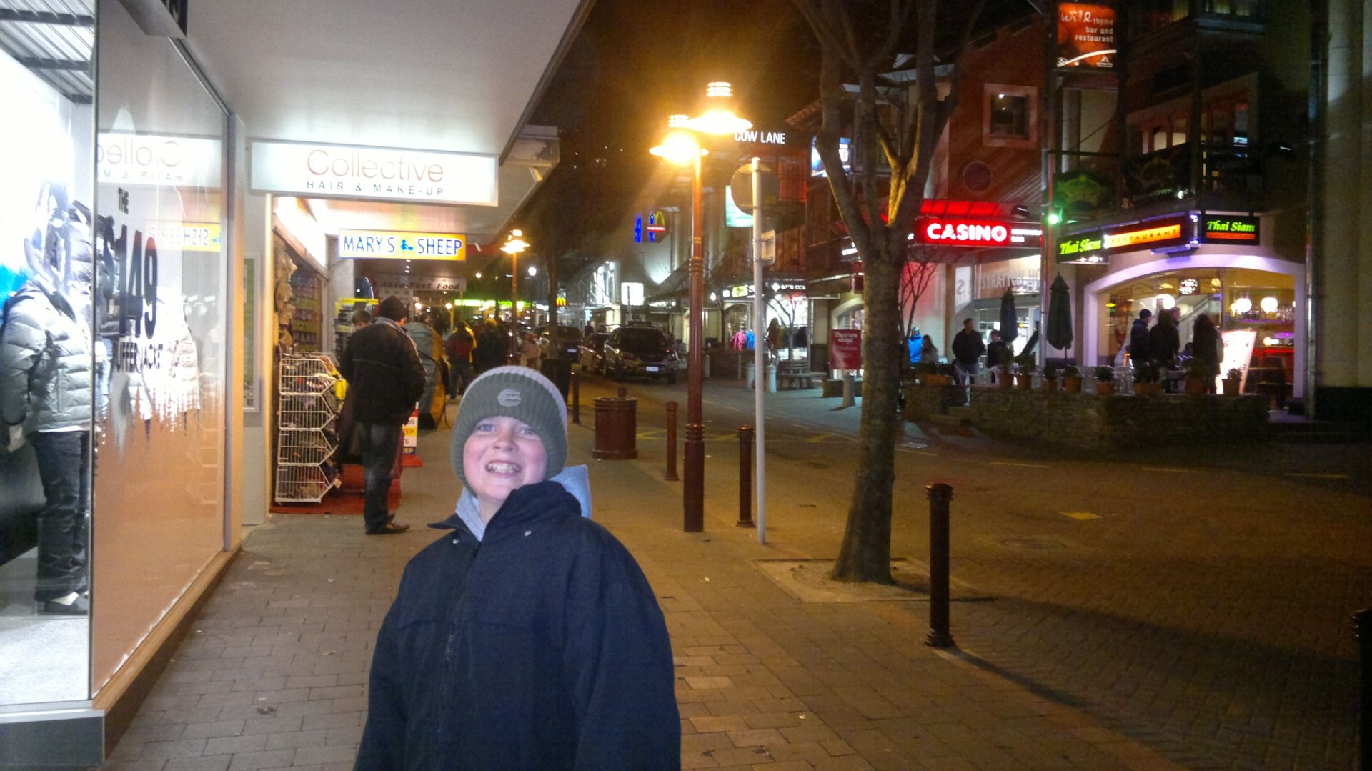 It was school holidays so my son could stay up and Queenstown seemed to have everything open late.