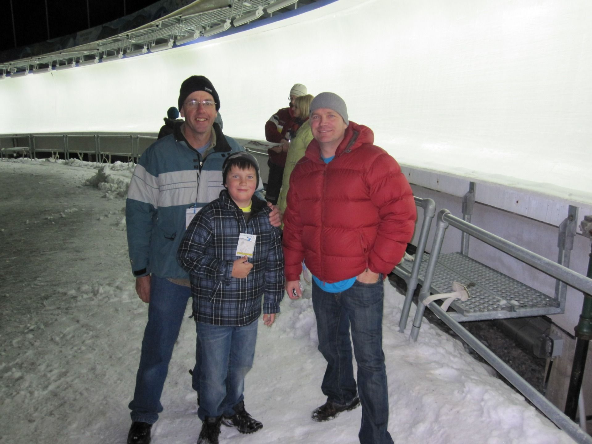 We stayed with a mate, I used to work with. This was the Olympic tobogganing track.