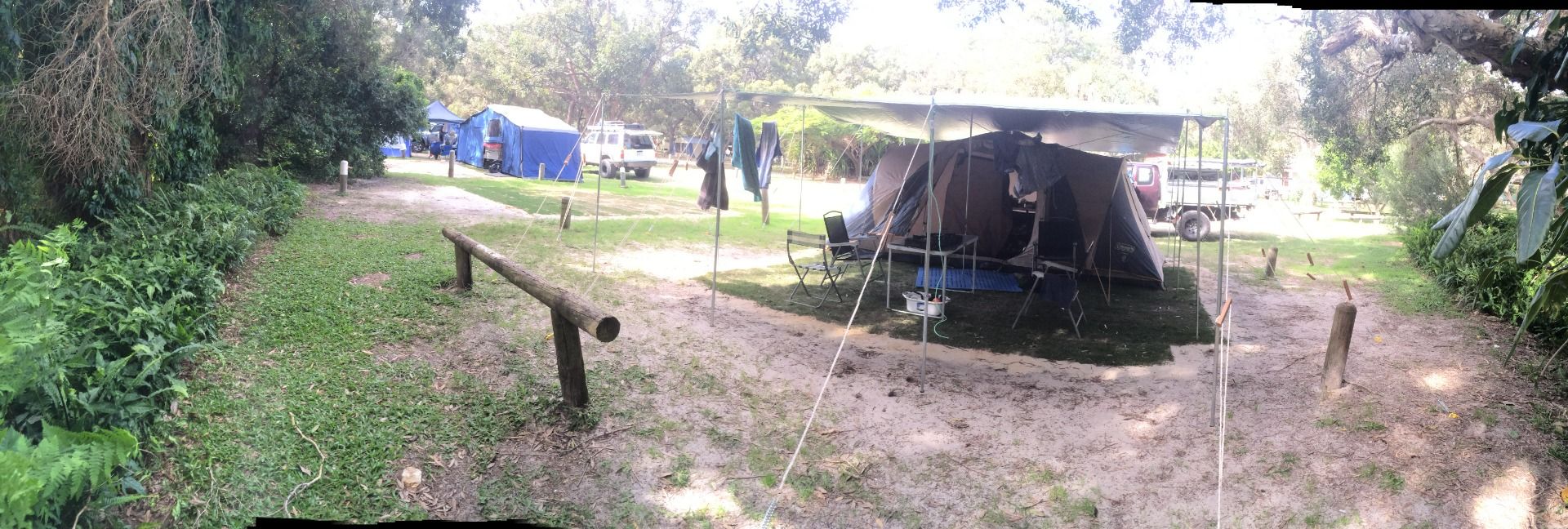 Our camp site.