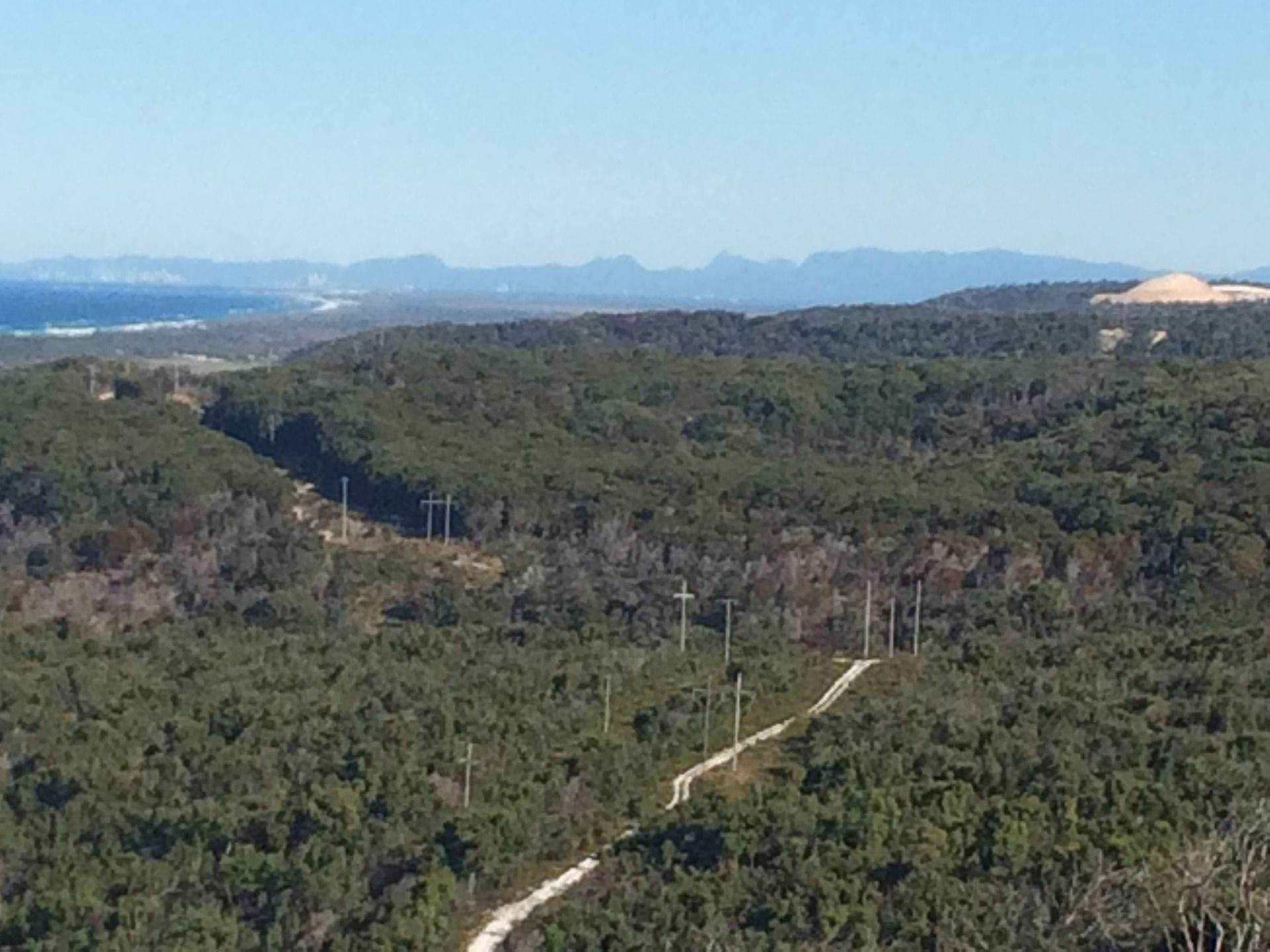 It was not long before the boys wanted some thing a bit more challenging.  My son friends older brother and his mates were there showing us how it was done. They found this steep rutted track just to the side of blue lake road. No one could make it up. They kept trying but sliding to one side and had to roll back and exit the track. Eventually they 2 way radioed us and it was our turn. So with his Learners plates and his dad sitting next to him and his mate in the back we were off. I am not totally sure I he did it but he was the only one that made it to the top. Maybe it was beginners luck, We had only briefing chatted about not changing gears and keeping the revs up.