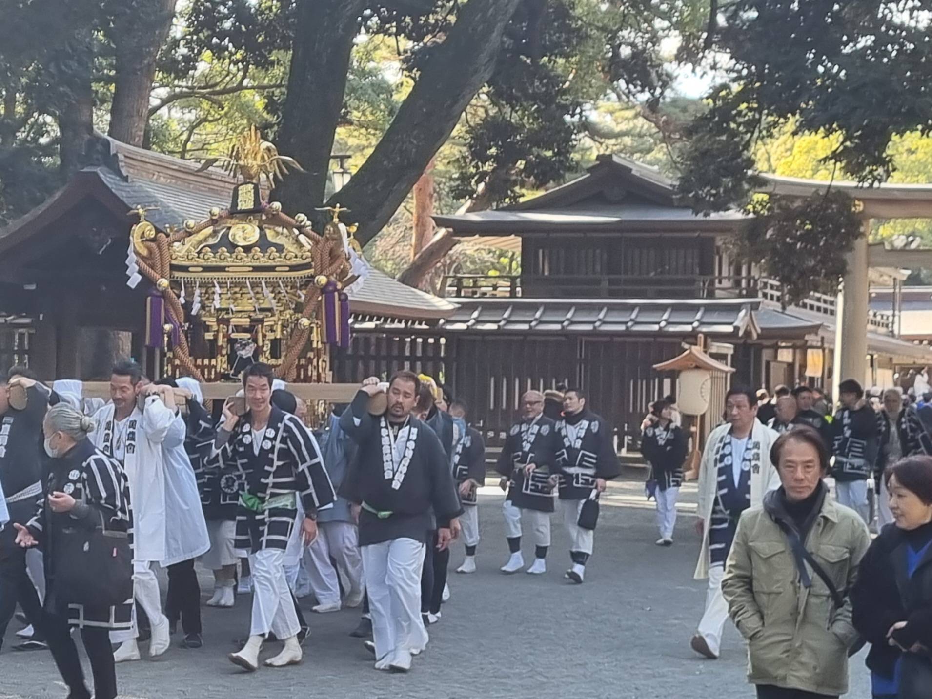 It looks like we had missed to main parade and ceremonies to the main shrine and everyone was was basically packing up and going home. Still it was all very interesting to see.