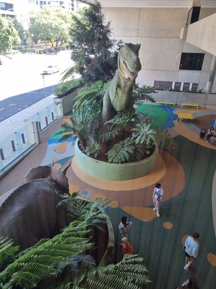 This is the outdoor dinosaur garden I have walked past many times that eventually inspired my interest to enter.