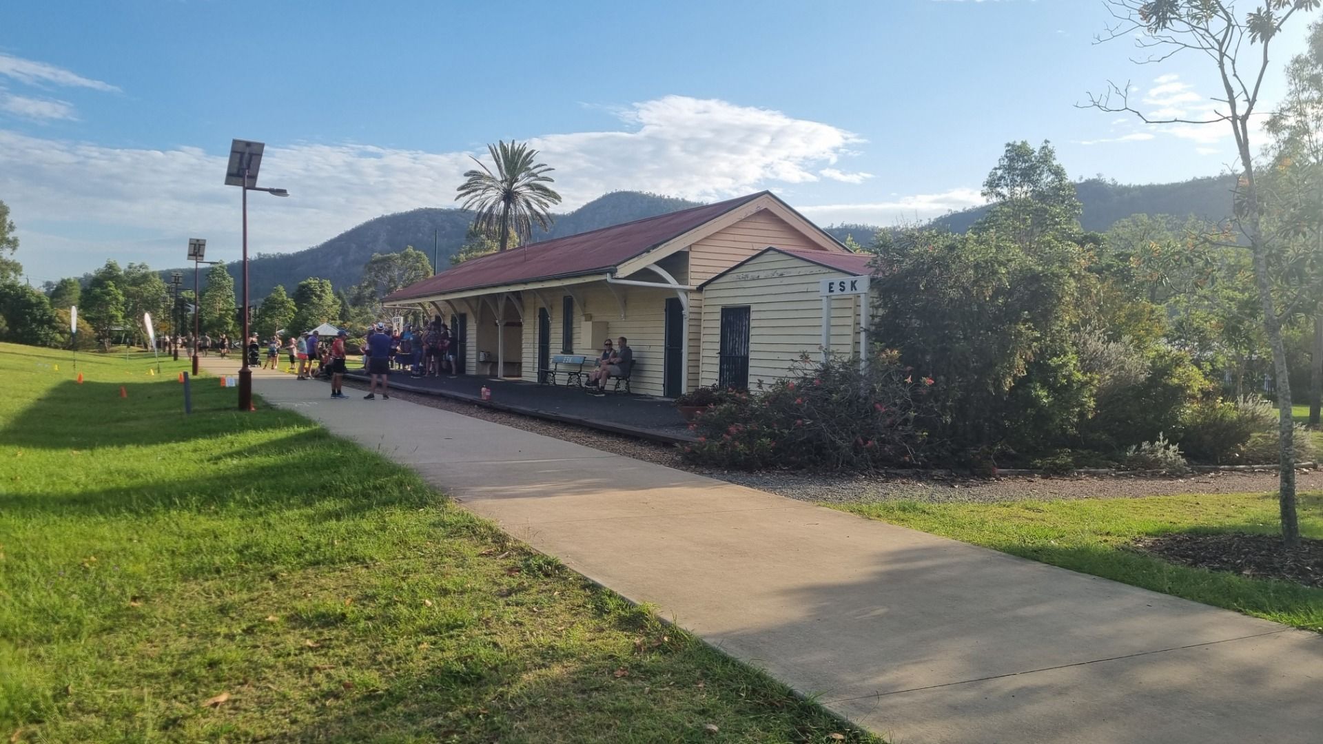 Old Esk Railway Station parkrun, Queensland, Australia.