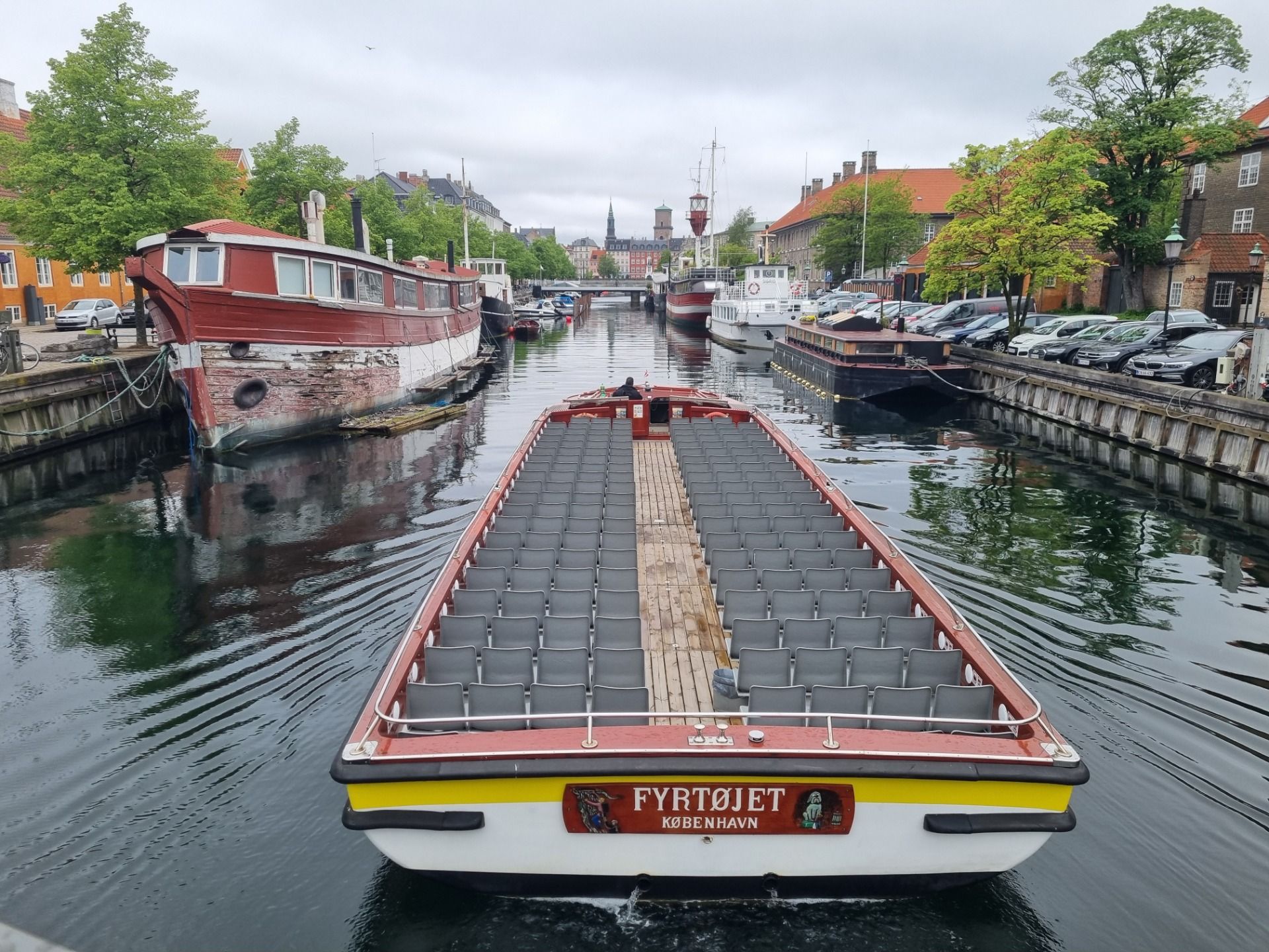 The canal around Castle Island.