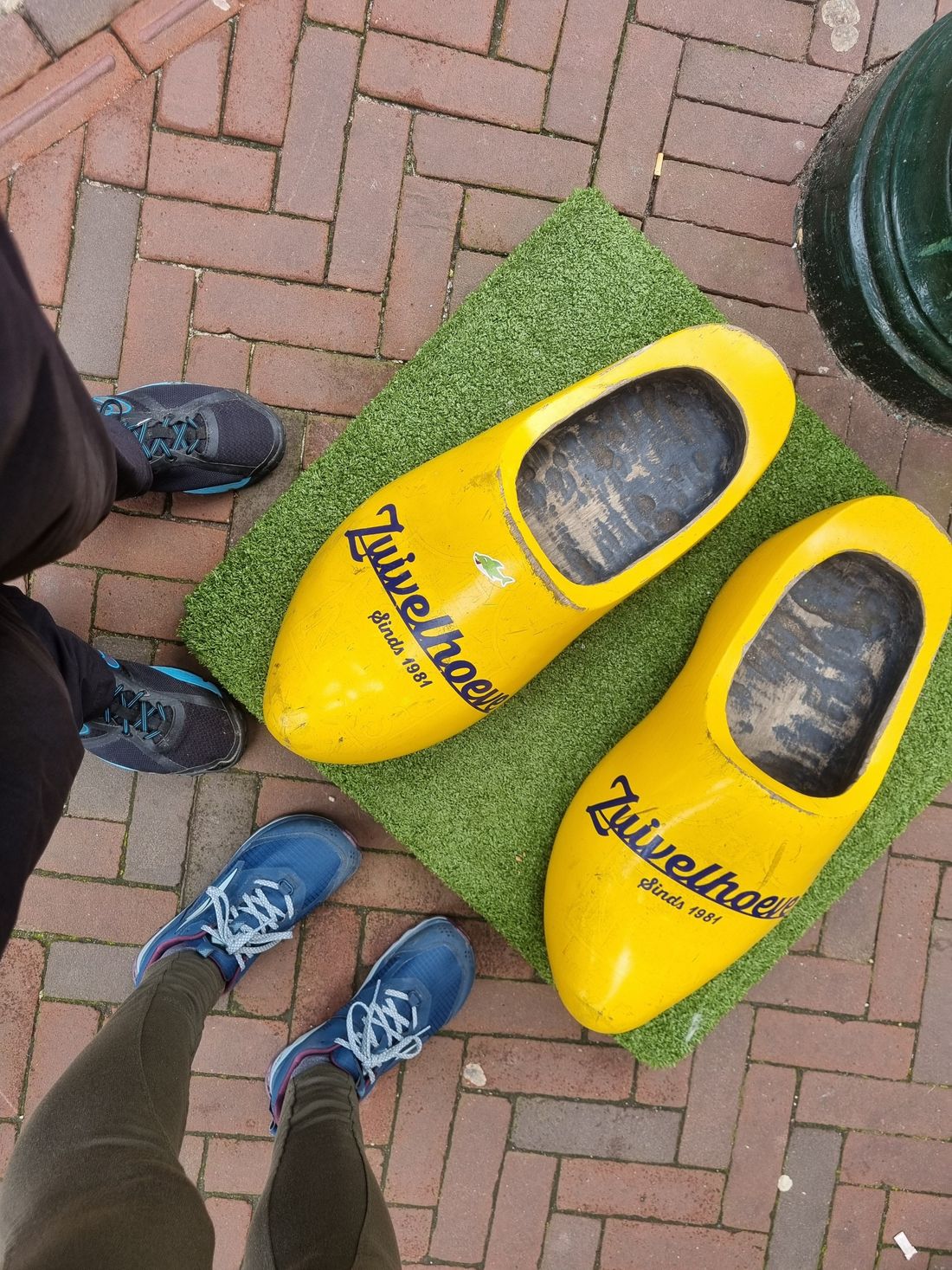 I was just glad we did not have to walk around in wooden clogs.