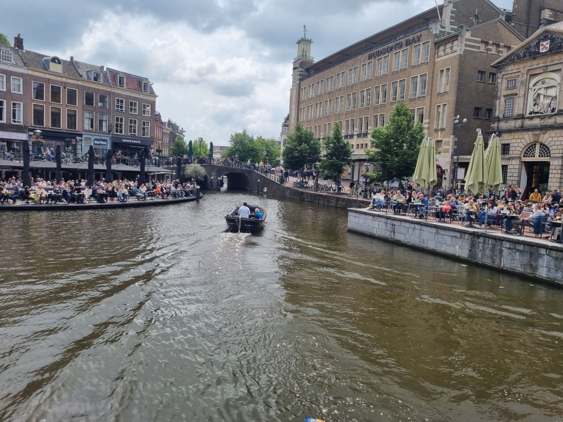 It was pretty busy being a public holiday.