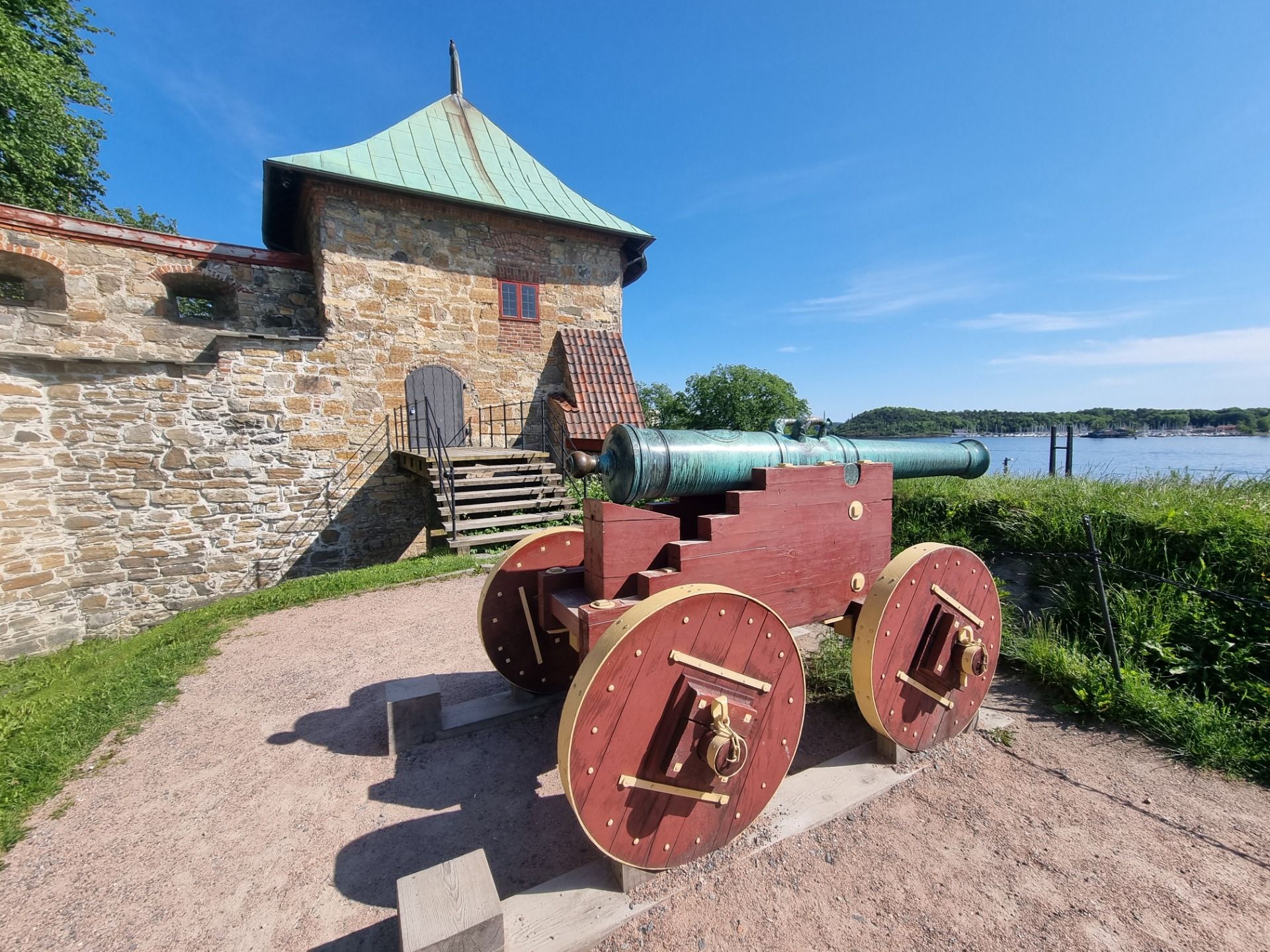 It was a good view point from the top, no wonder they built it into a formidable defensive structure to help protect the town.