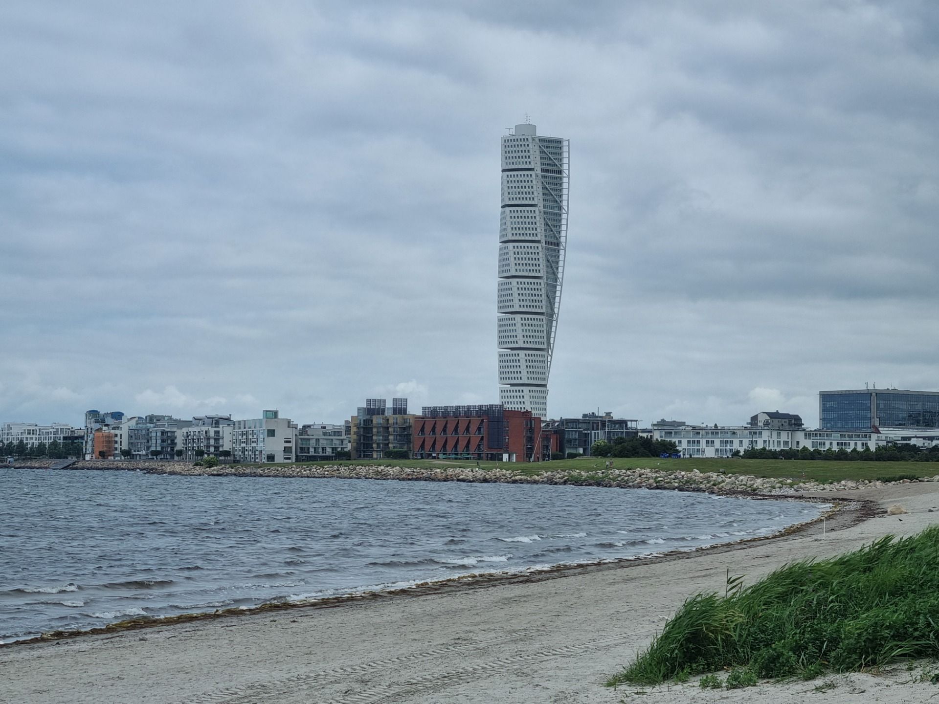 The Turning Turso building. The first twisted sky scrappers inthe world and was the tallest in this part of the world for a while. Home to energy efficient offices and apartments.