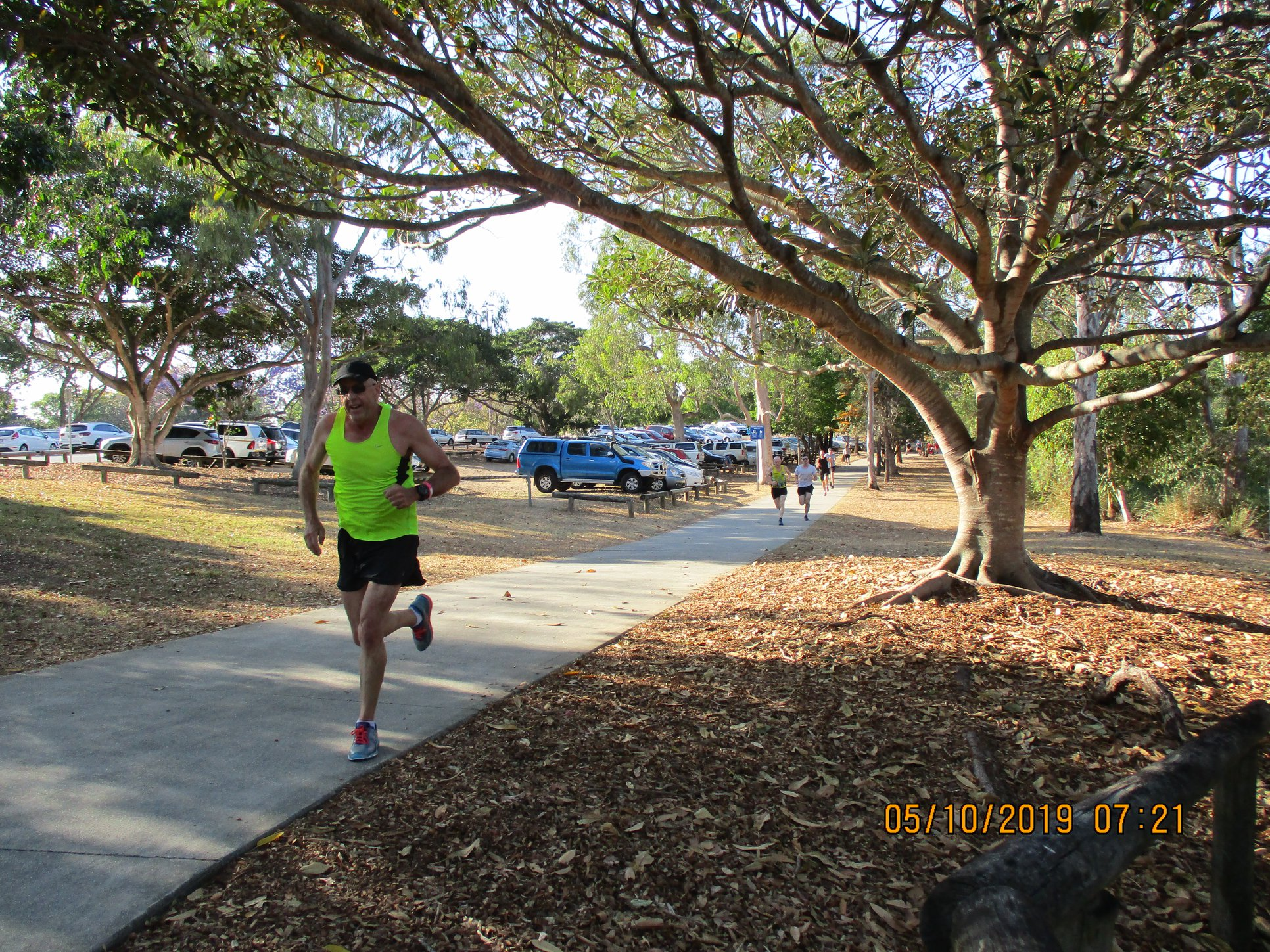 I ran pretty quick the first time we were there.